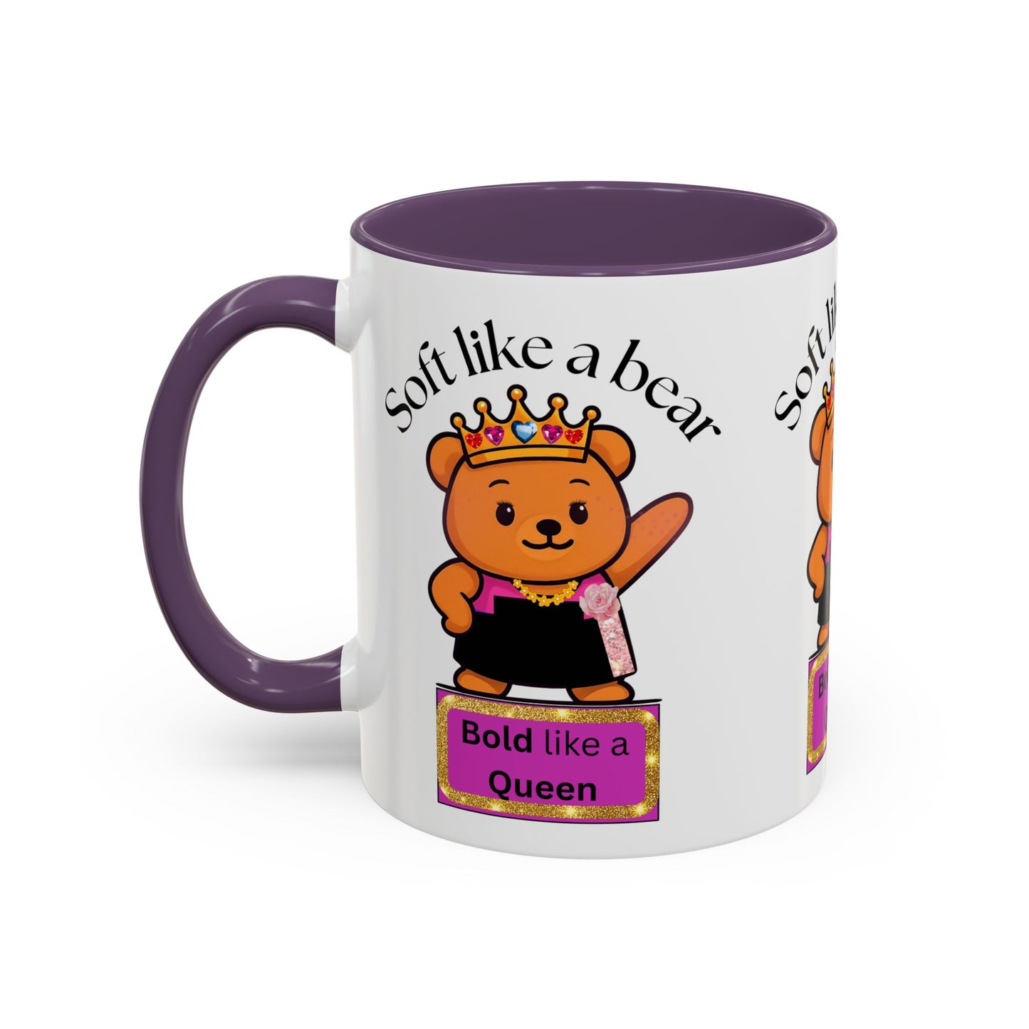 Taza - Taza de café "Bold as a Queen Bear" (11 oz y 15 oz)