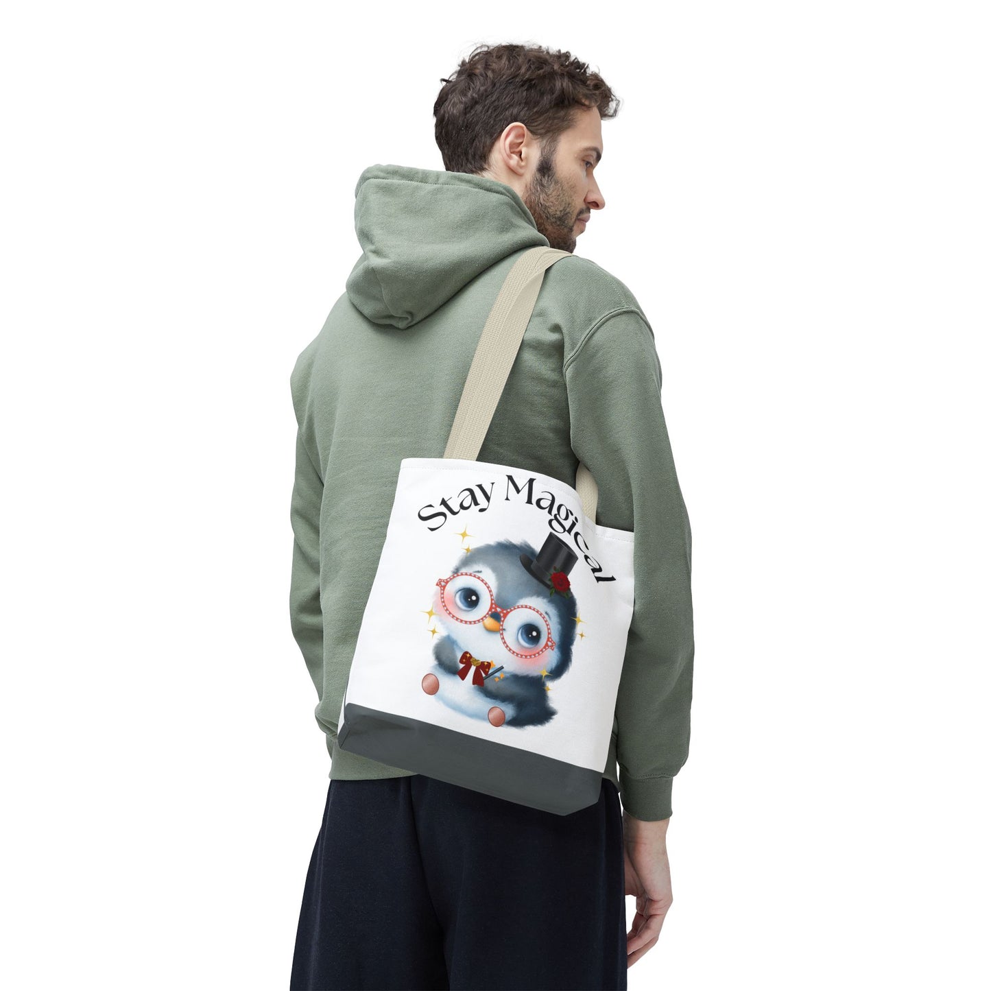 Penguin Tote Bag - Stay Magical Design