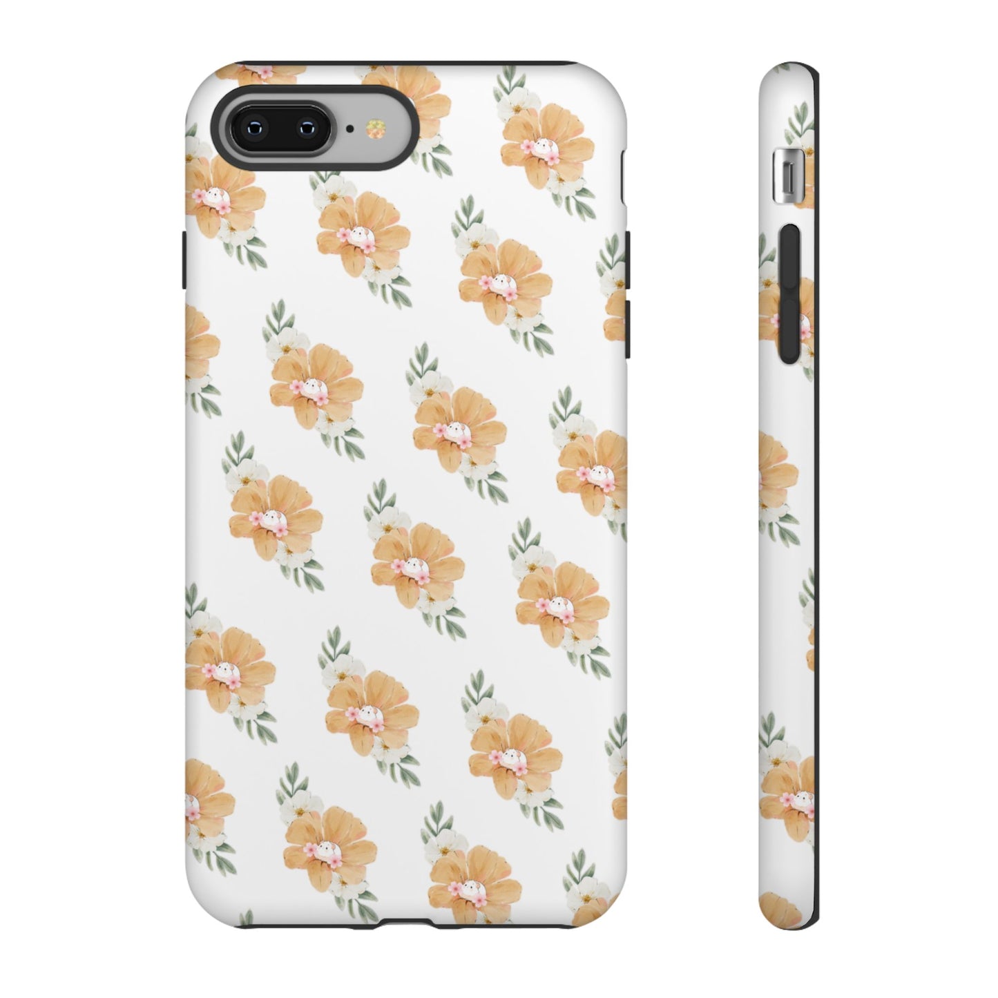 Phone Cases with Adorable Hamster and Flowers Pattern