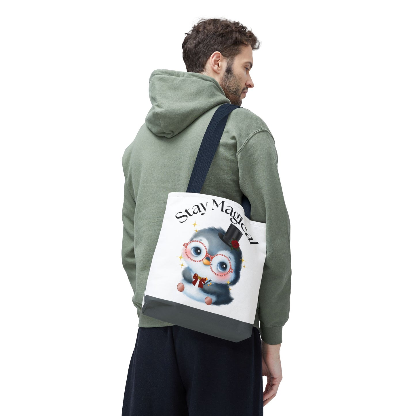 Penguin Tote Bag - Stay Magical Design