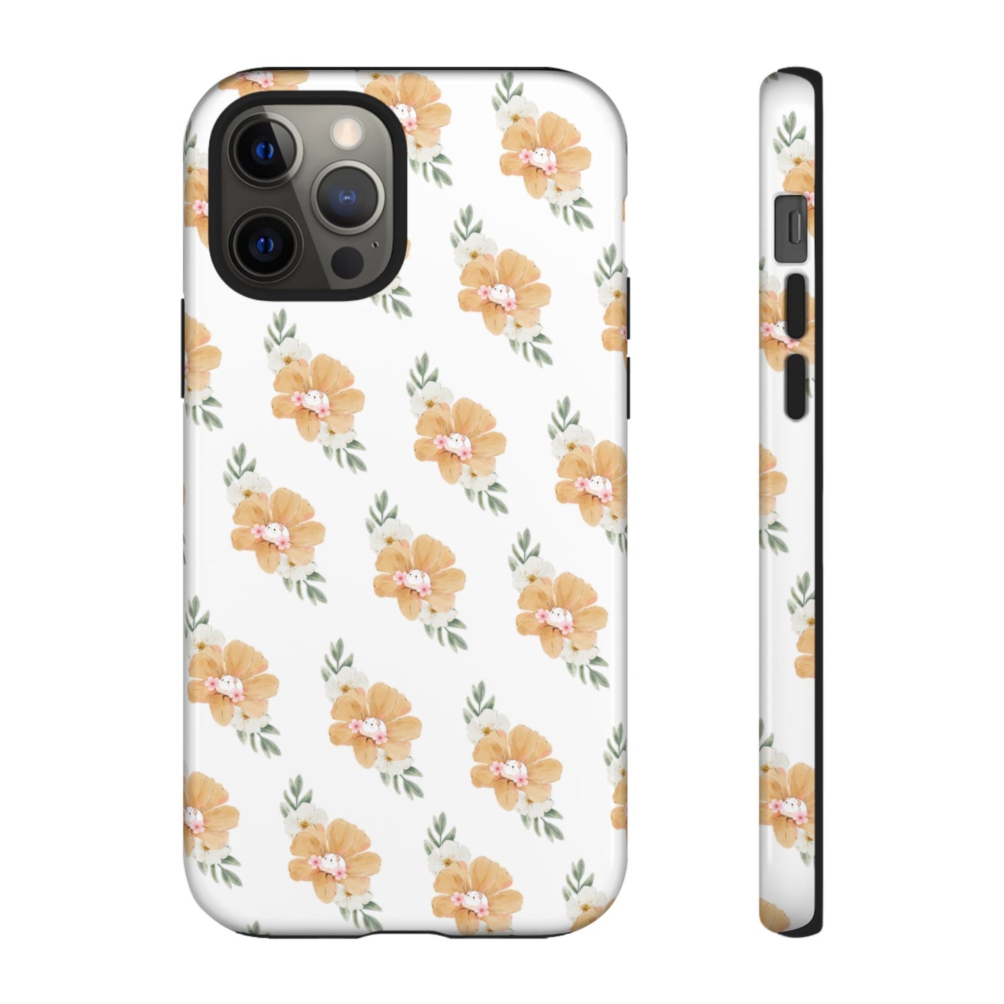 Phone Cases with Adorable Hamster and Flowers Pattern