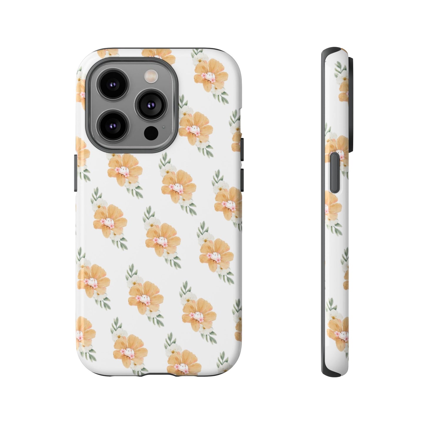 Phone Cases with Adorable Hamster and Flowers Pattern