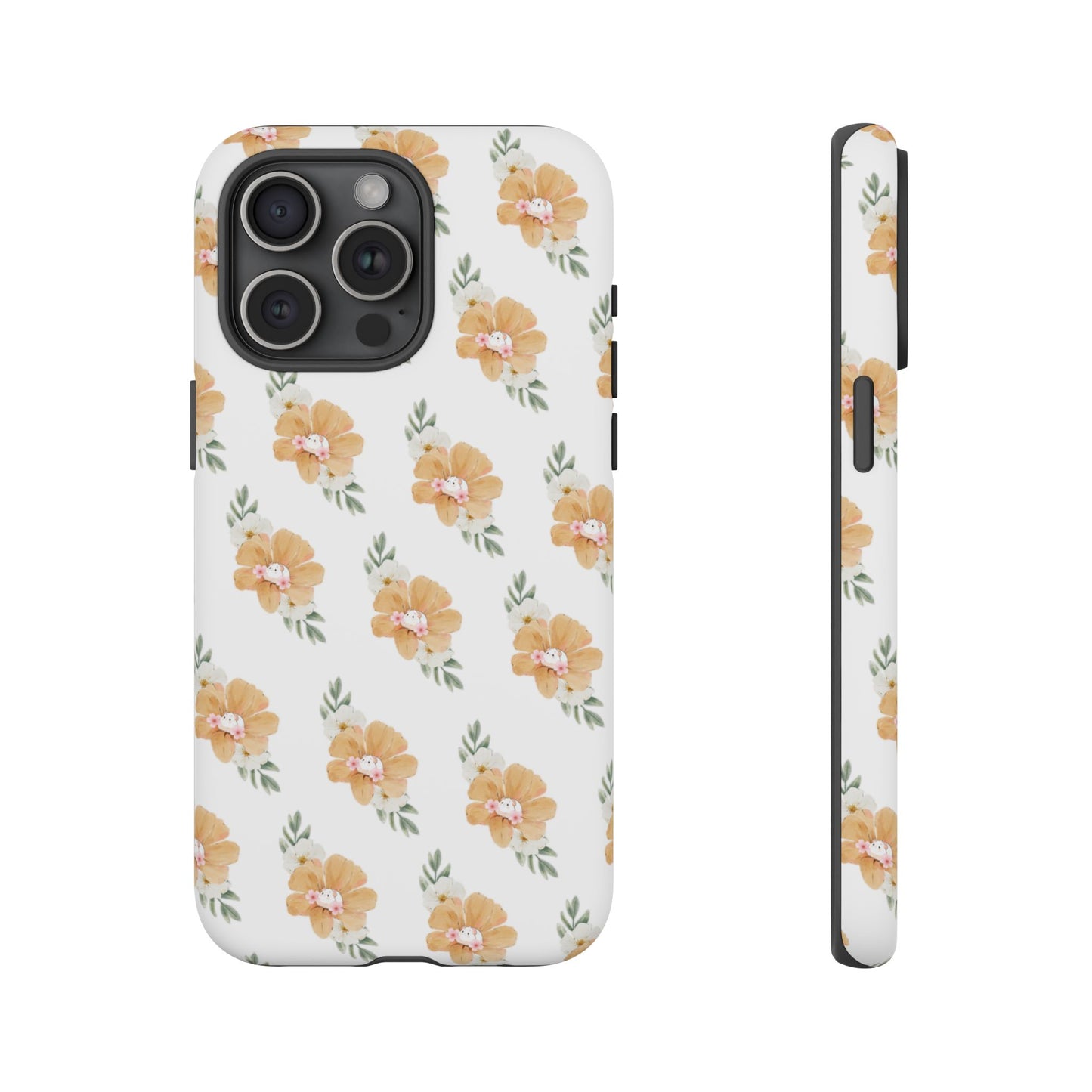 Phone Cases with Adorable Hamster and Flowers Pattern
