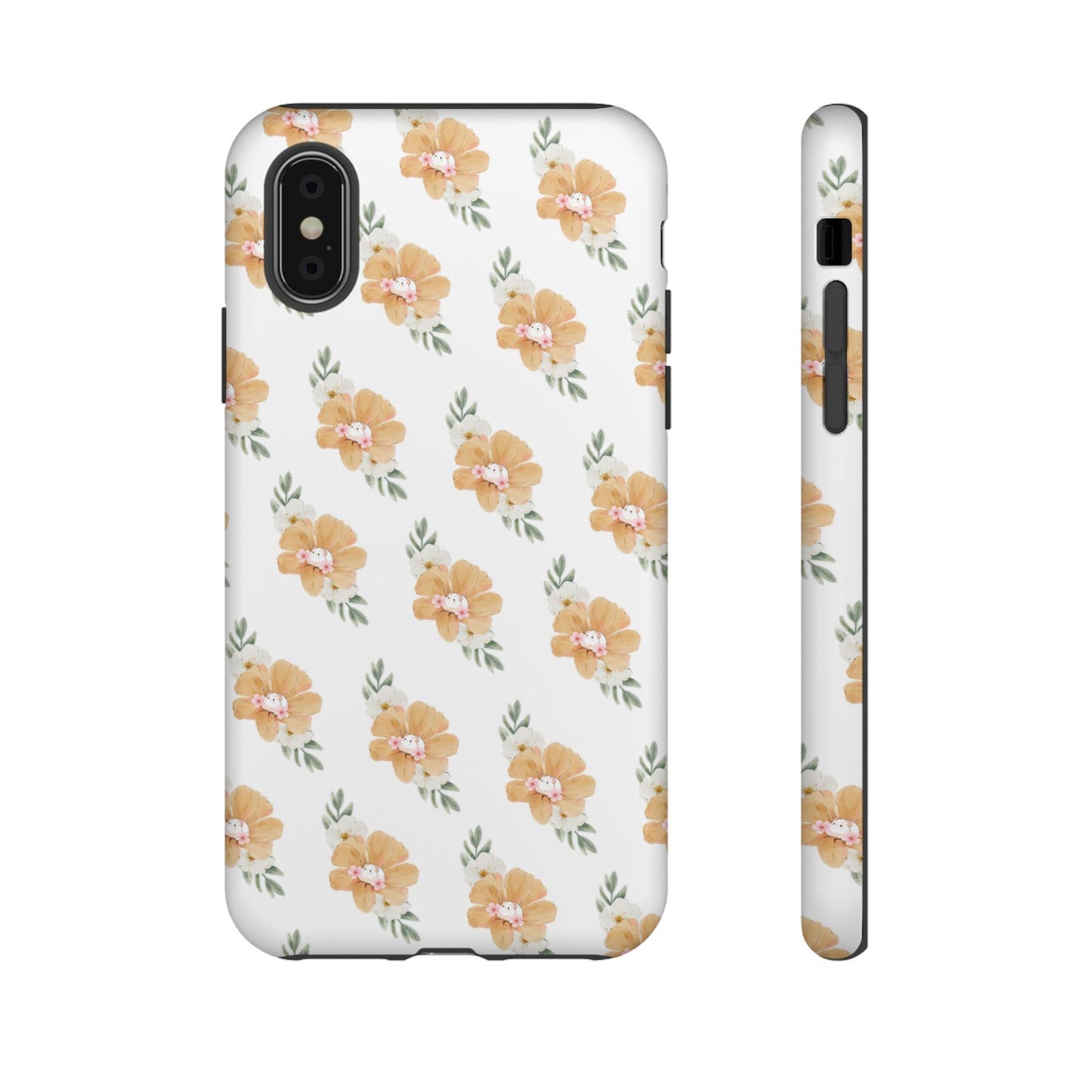Phone Cases with Adorable Hamster and Flowers Pattern