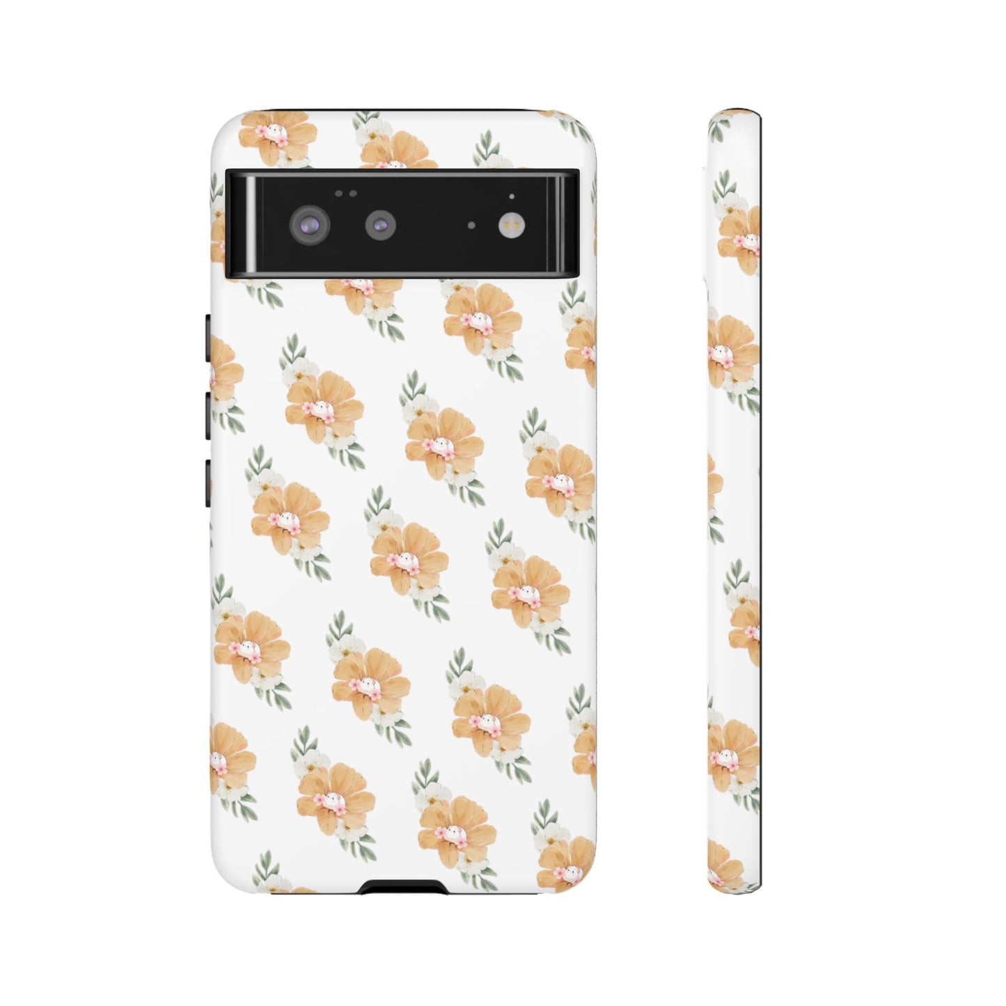 Phone Cases with Adorable Hamster and Flowers Pattern