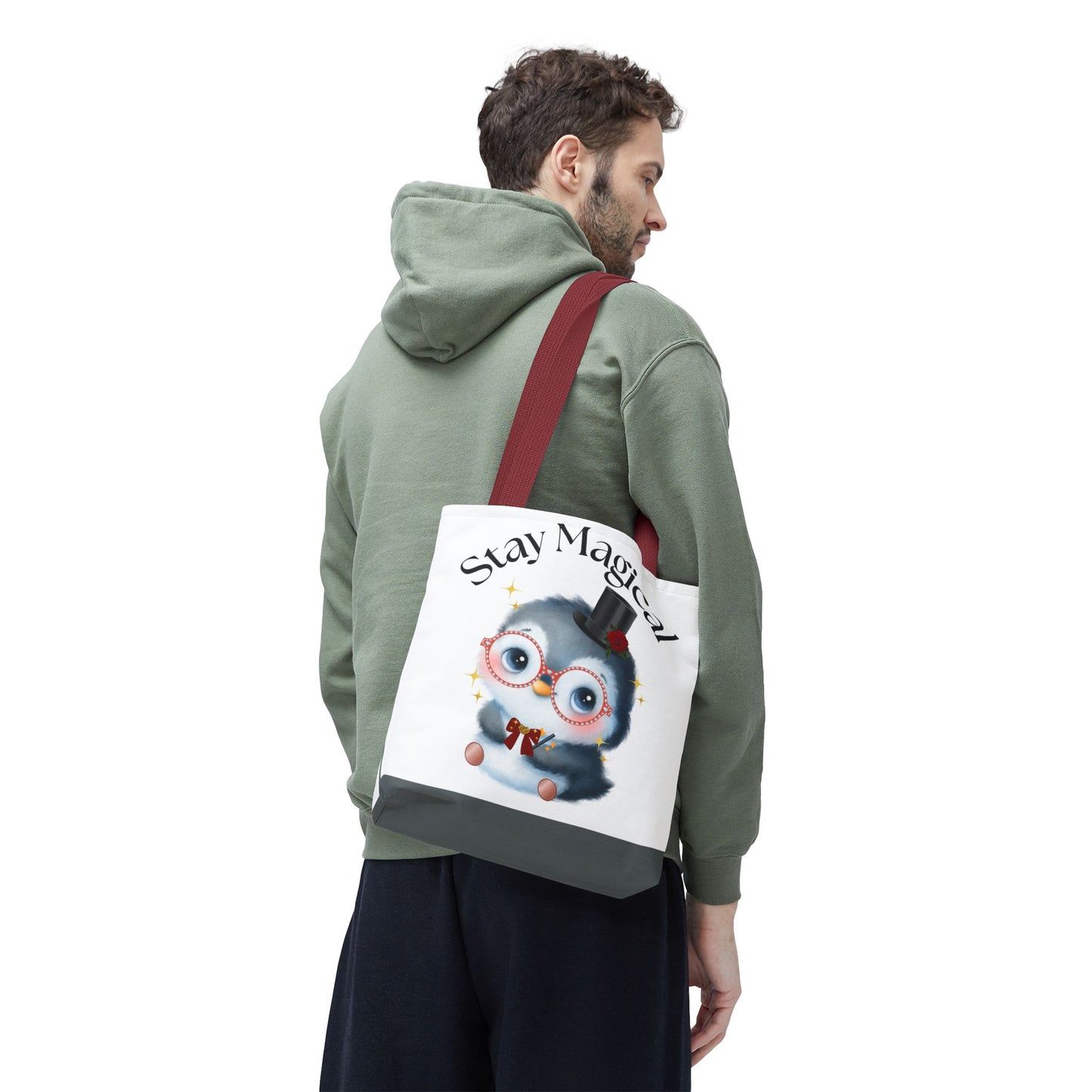 Penguin Tote Bag - Stay Magical Design