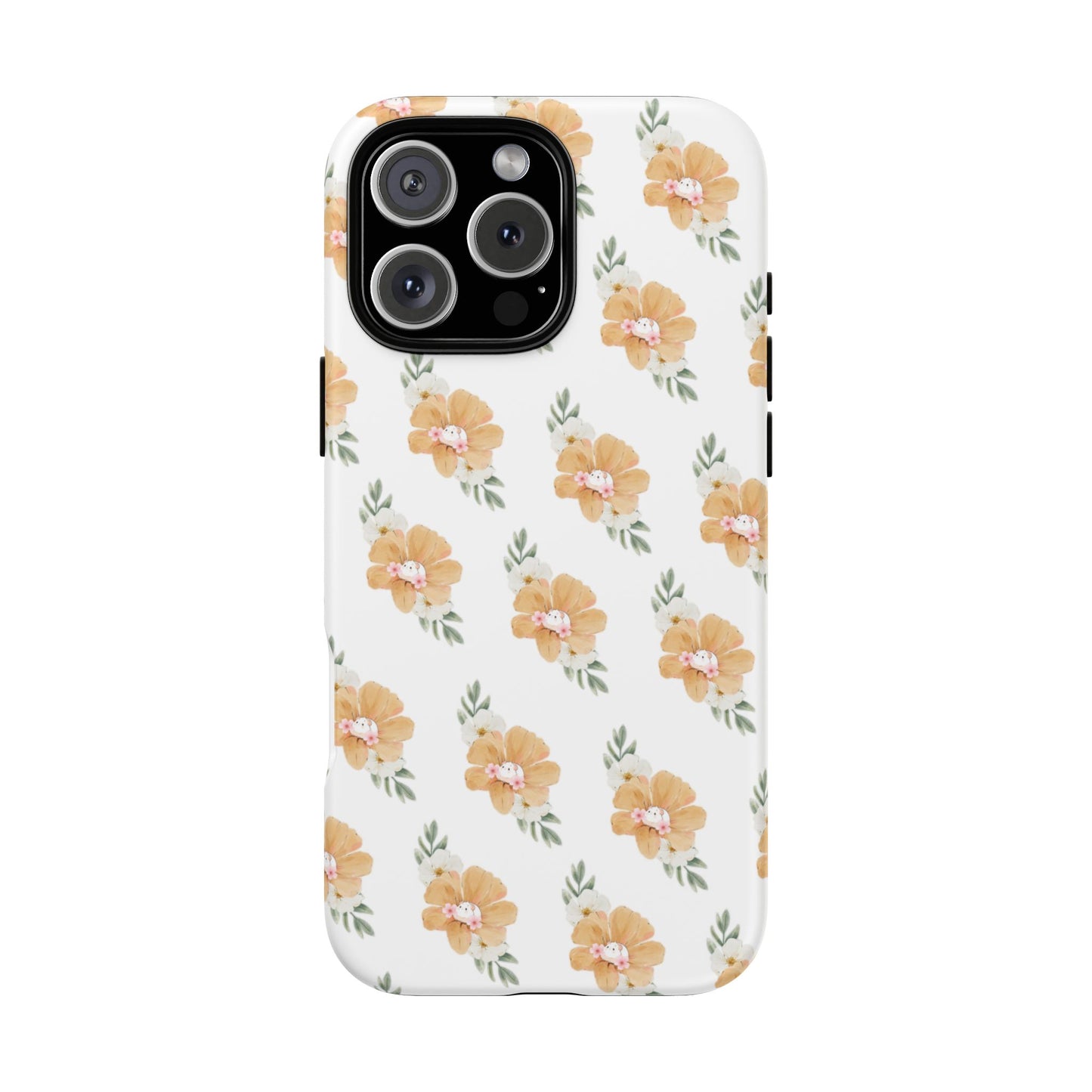 Phone Cases with Adorable Hamster and Flowers Pattern