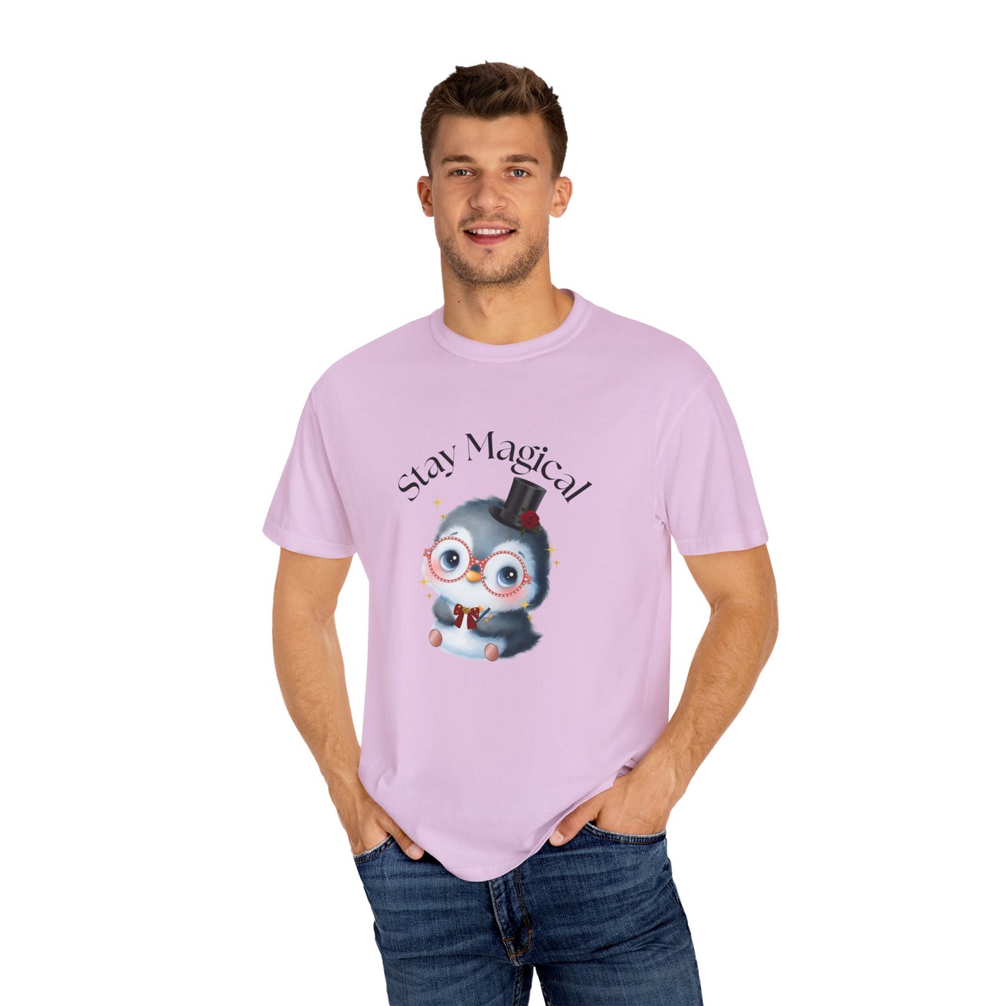 Graphic T-Shirt - Stay Magical Penguin Design