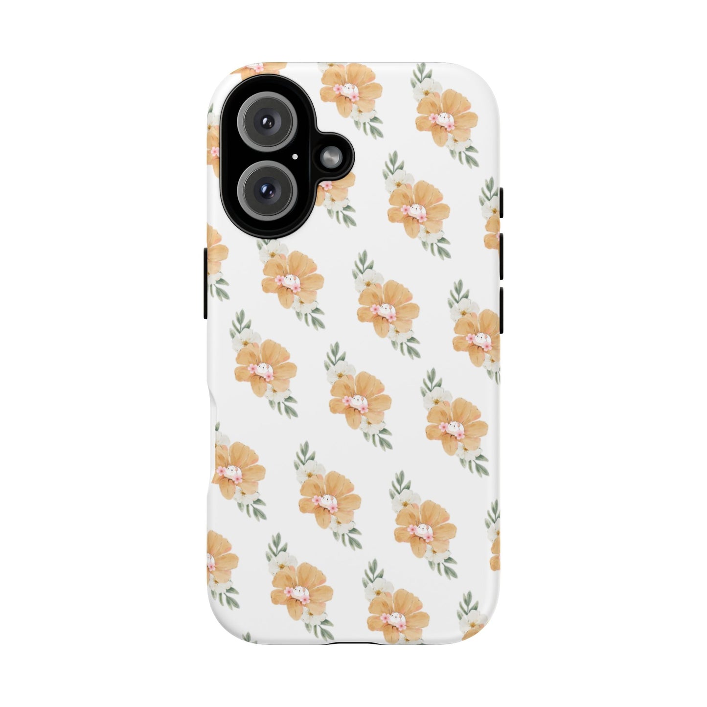 Phone Cases with Adorable Hamster and Flowers Pattern