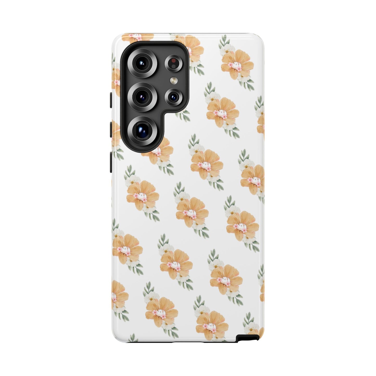 Phone Cases with Adorable Hamster and Flowers Pattern