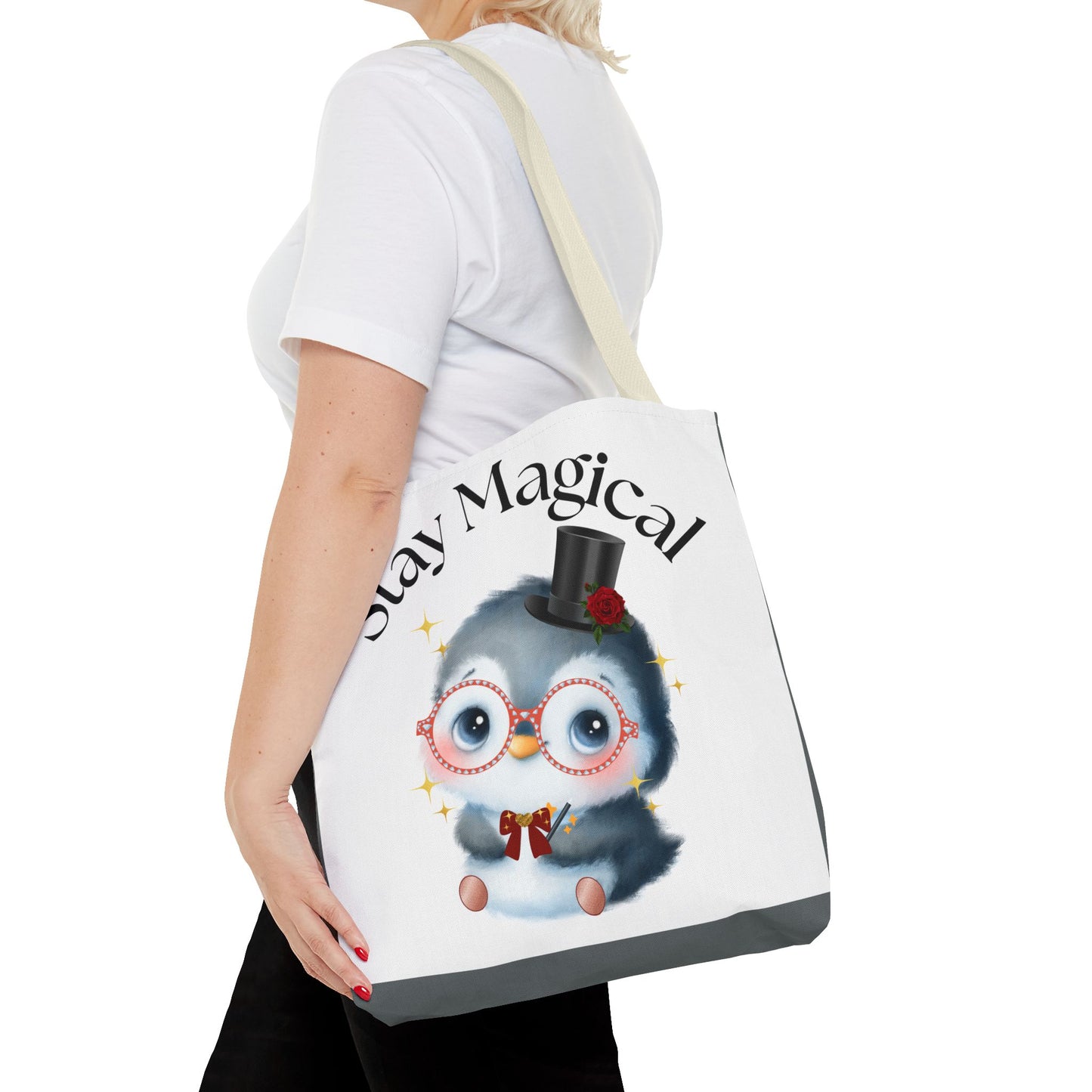 Penguin Tote Bag - Stay Magical Design