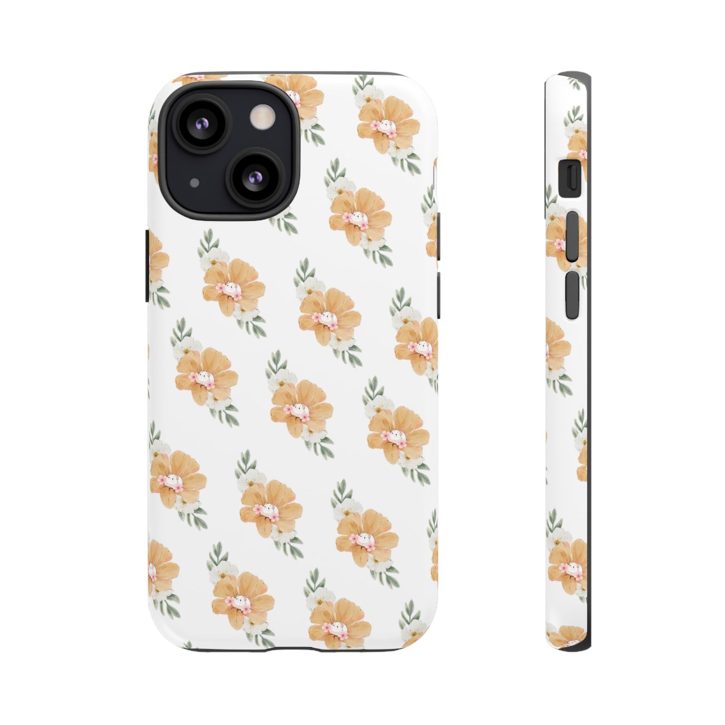 Phone Cases with Adorable Hamster and Flowers Pattern