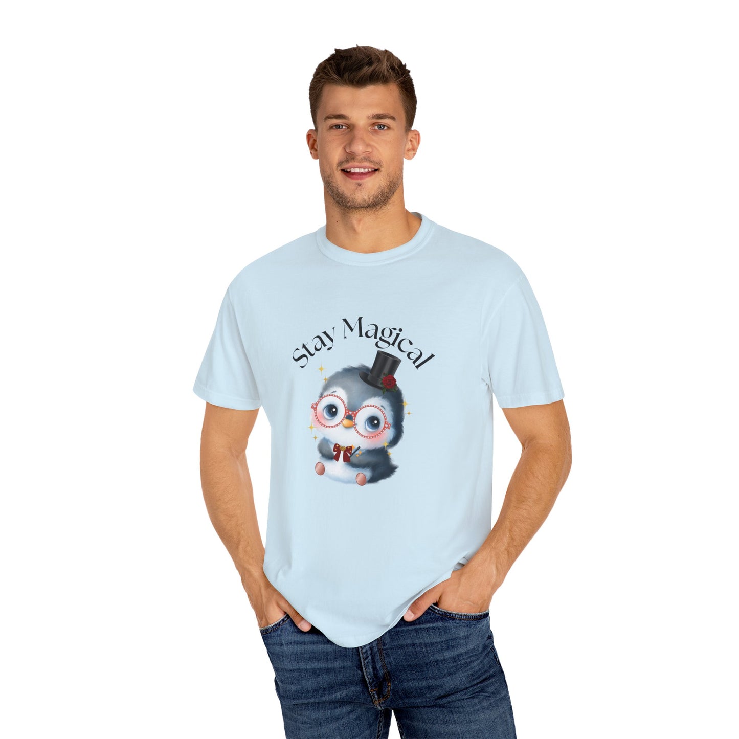 Graphic T-Shirt - Stay Magical Penguin Design