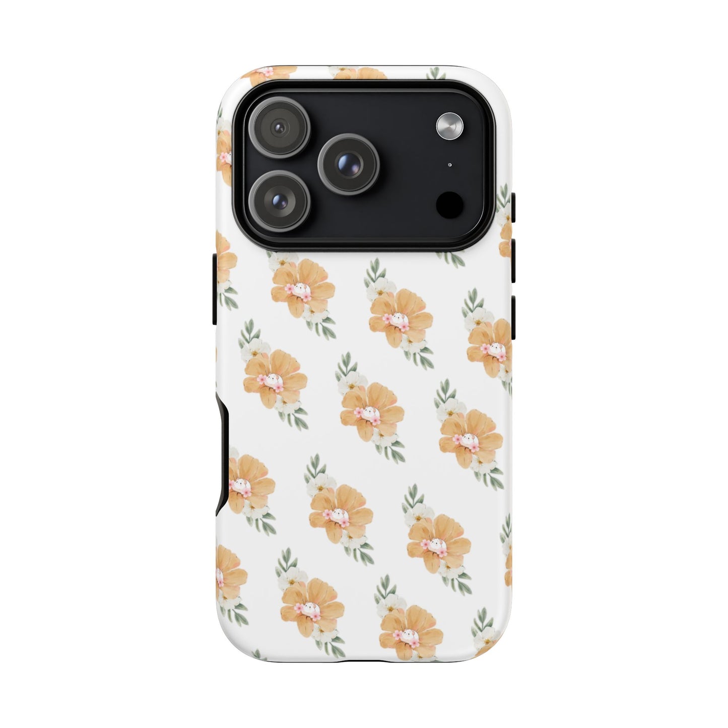 Phone Cases with Adorable Hamster and Flowers Pattern
