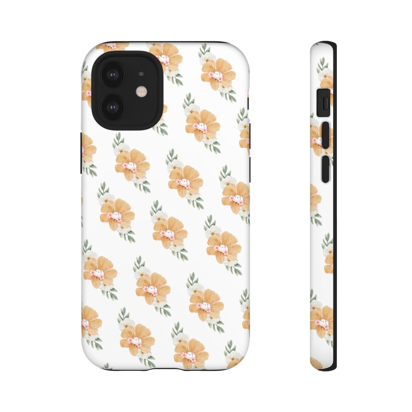 Phone Cases with Adorable Hamster and Flowers Pattern