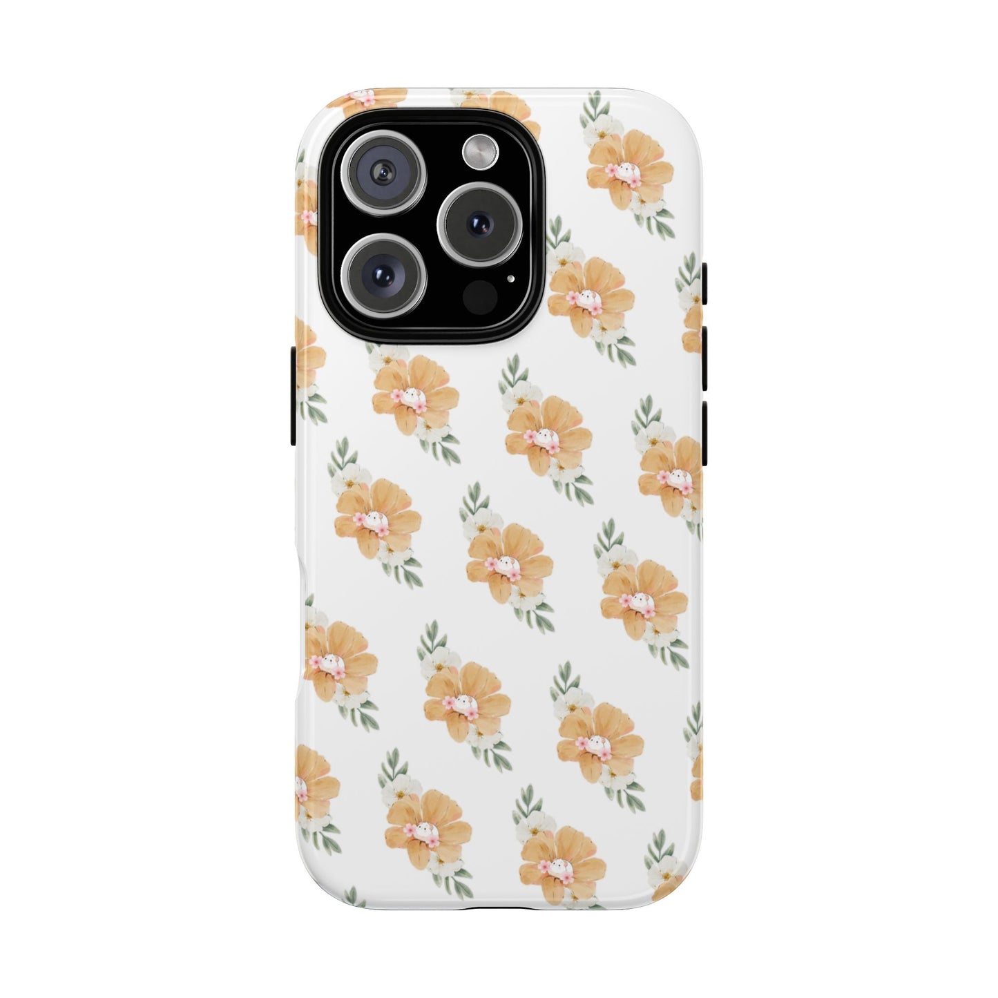 Phone Cases with Adorable Hamster and Flowers Pattern
