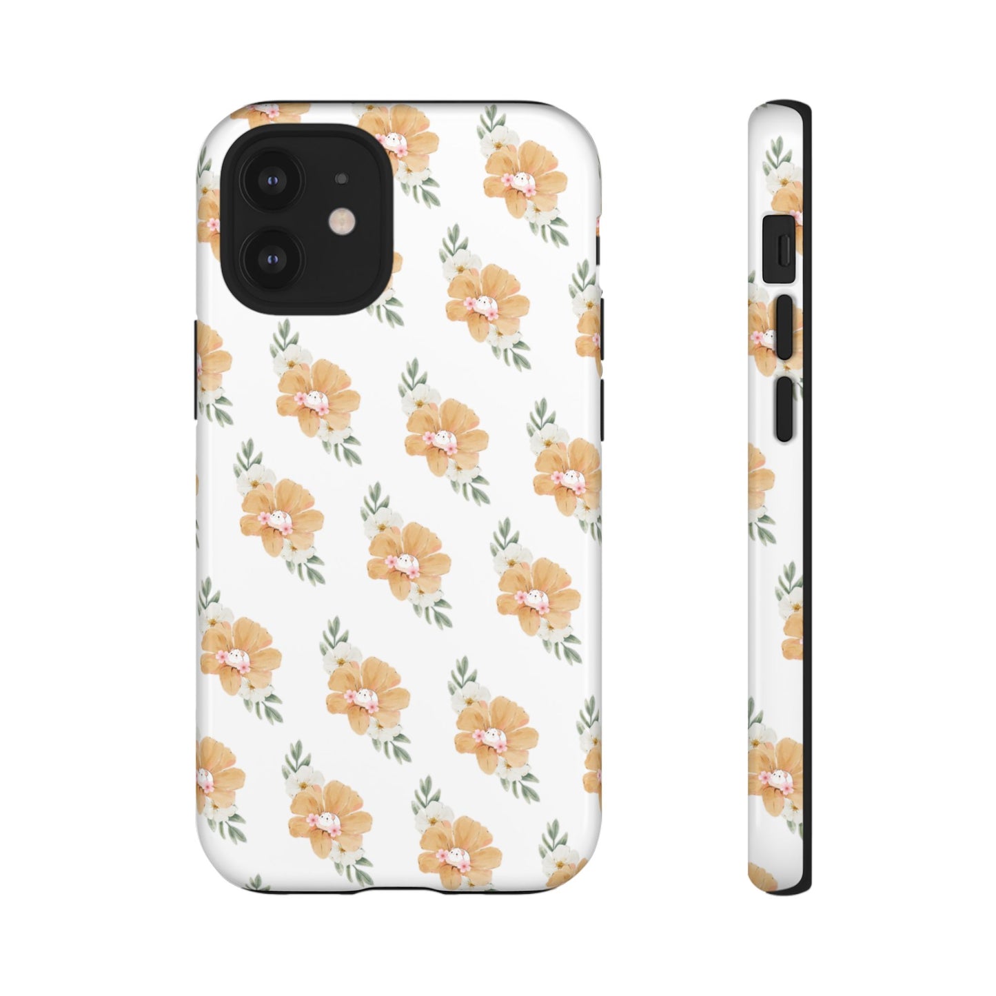 Phone Cases with Adorable Hamster and Flowers Pattern