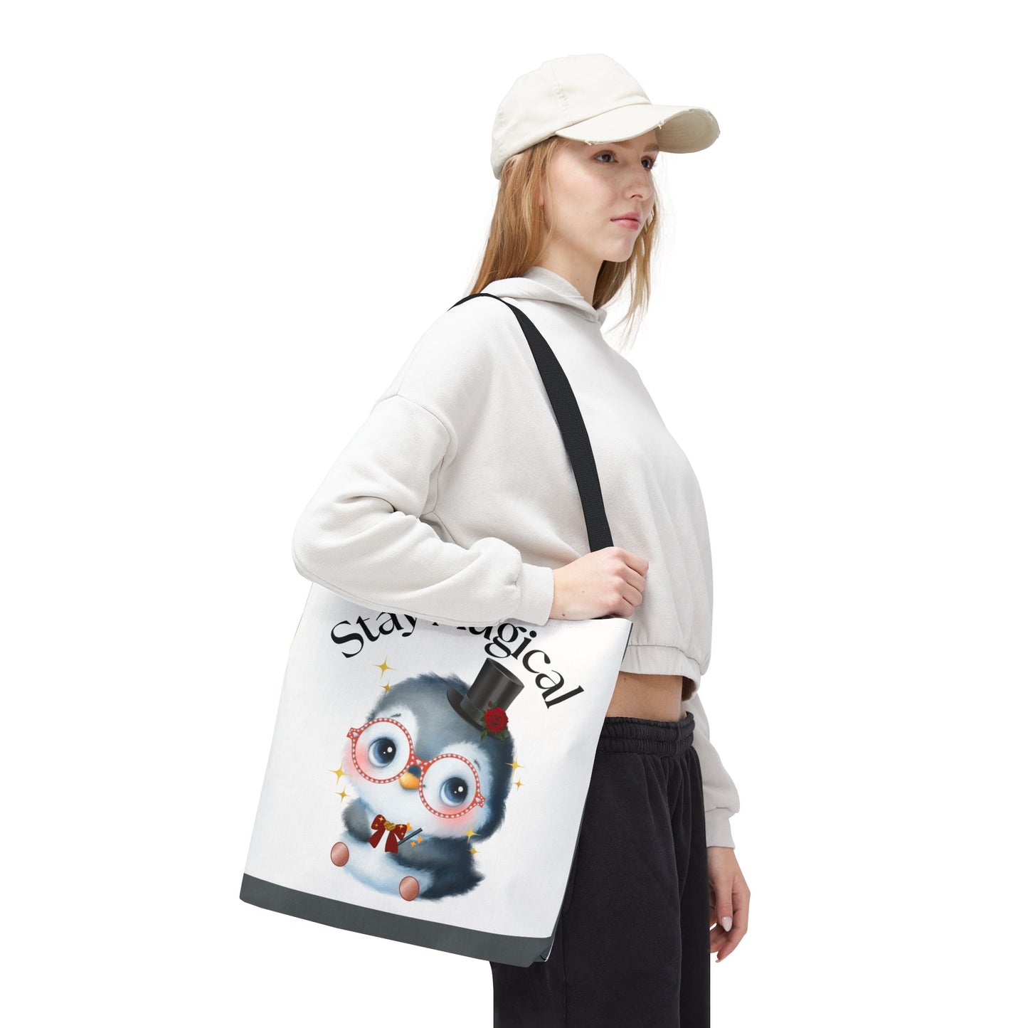Penguin Tote Bag - Stay Magical Design