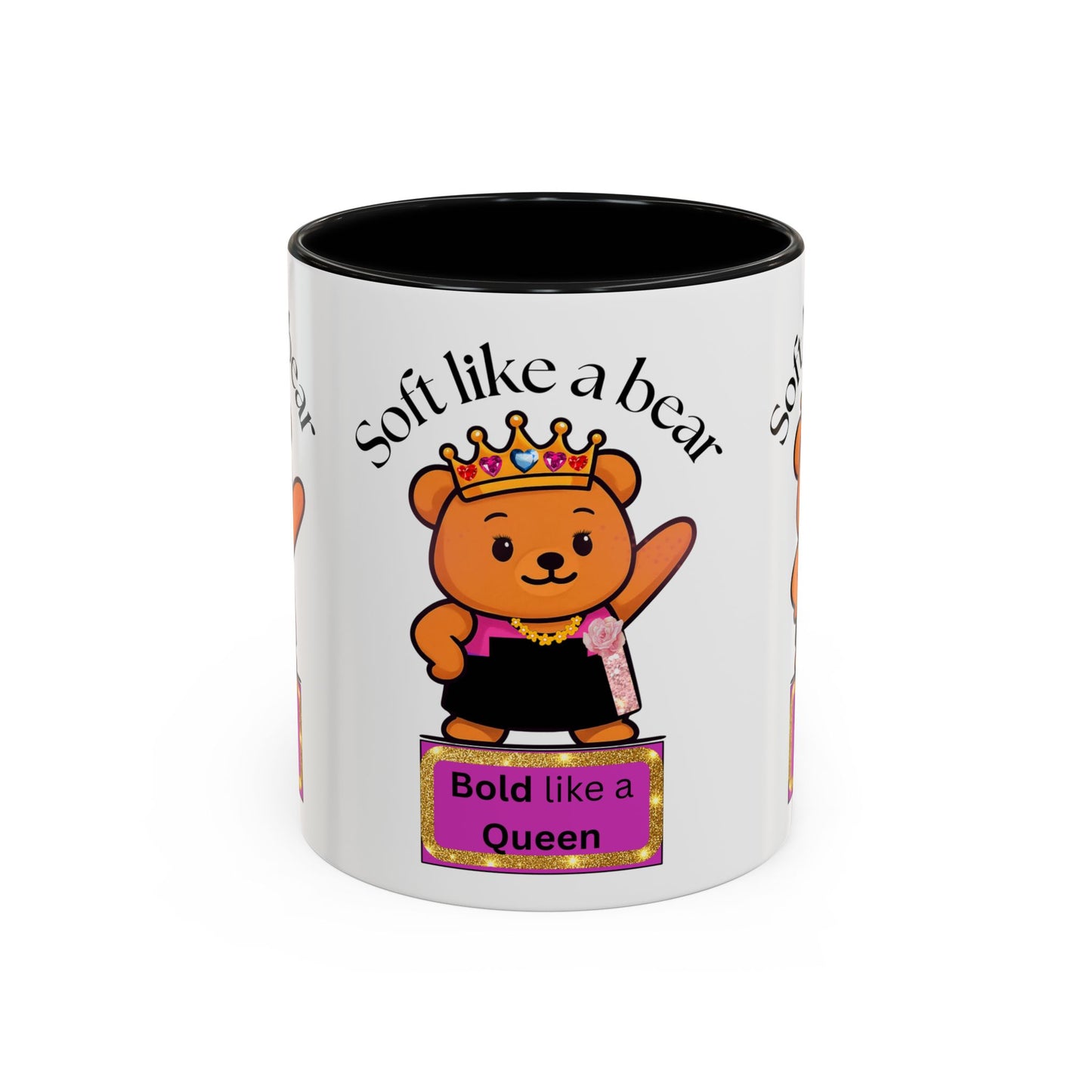 Taza - Taza de café "Bold as a Queen Bear" (11 oz y 15 oz)