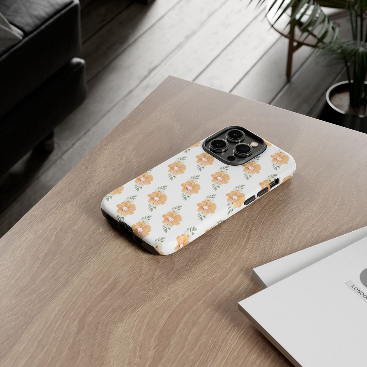 Phone Cases with Adorable Hamster and Flowers Pattern