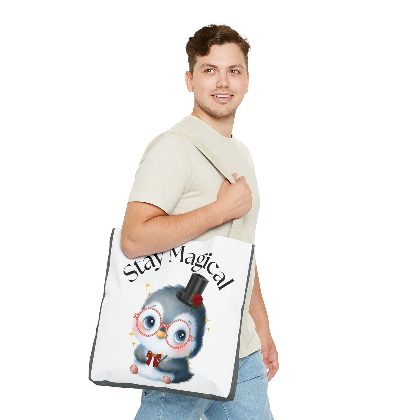 Penguin Tote Bag - Stay Magical Design