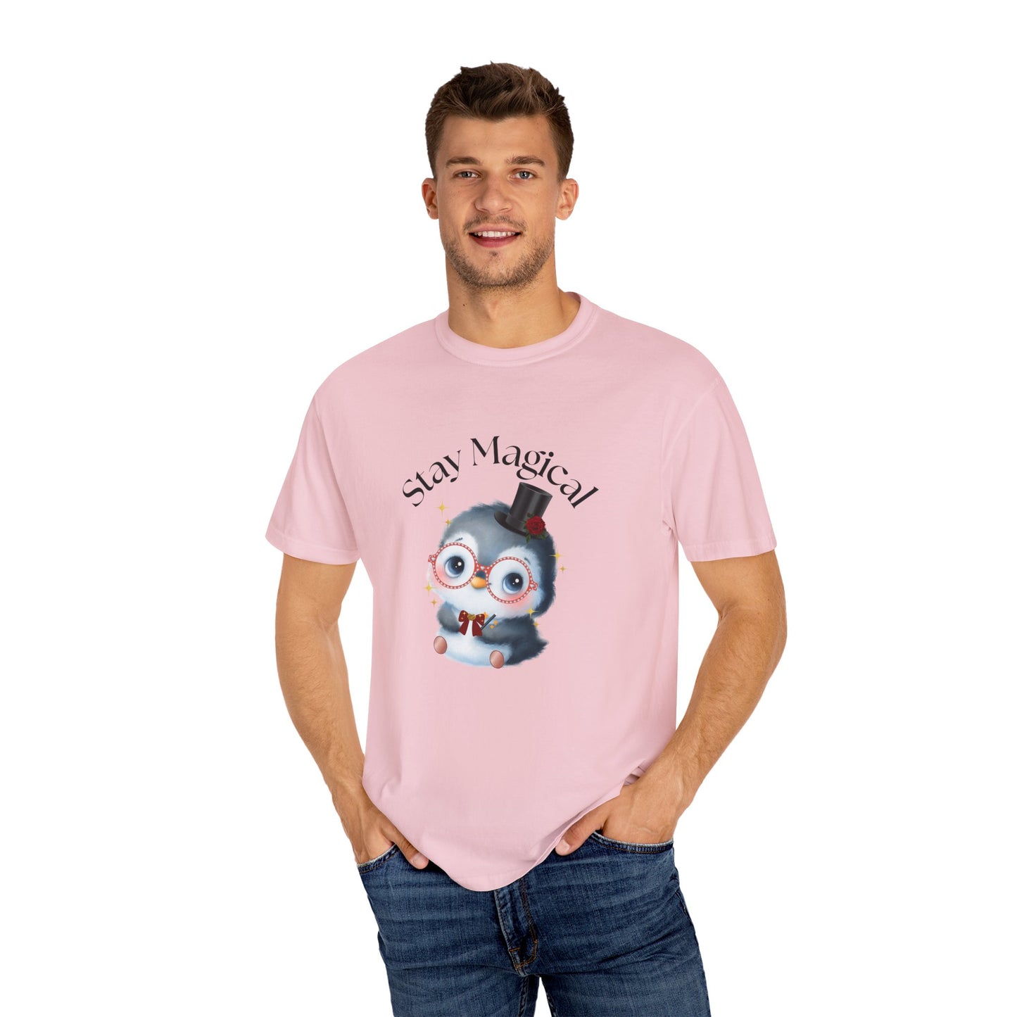 Graphic T-Shirt - Stay Magical Penguin Design