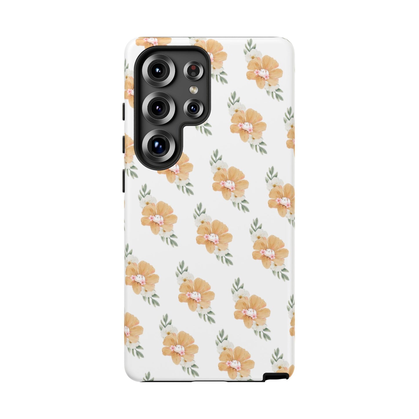Phone Cases with Adorable Hamster and Flowers Pattern