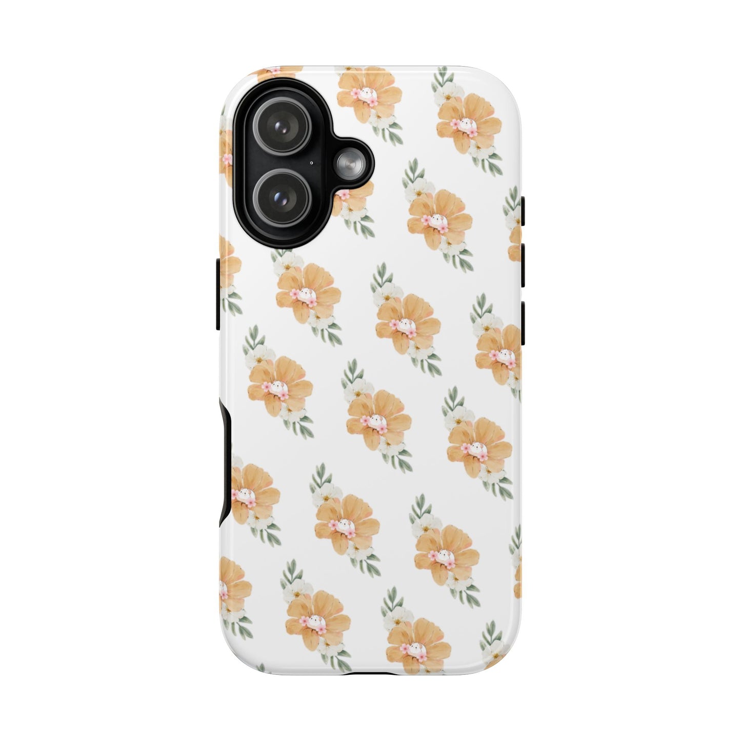 Phone Cases with Adorable Hamster and Flowers Pattern