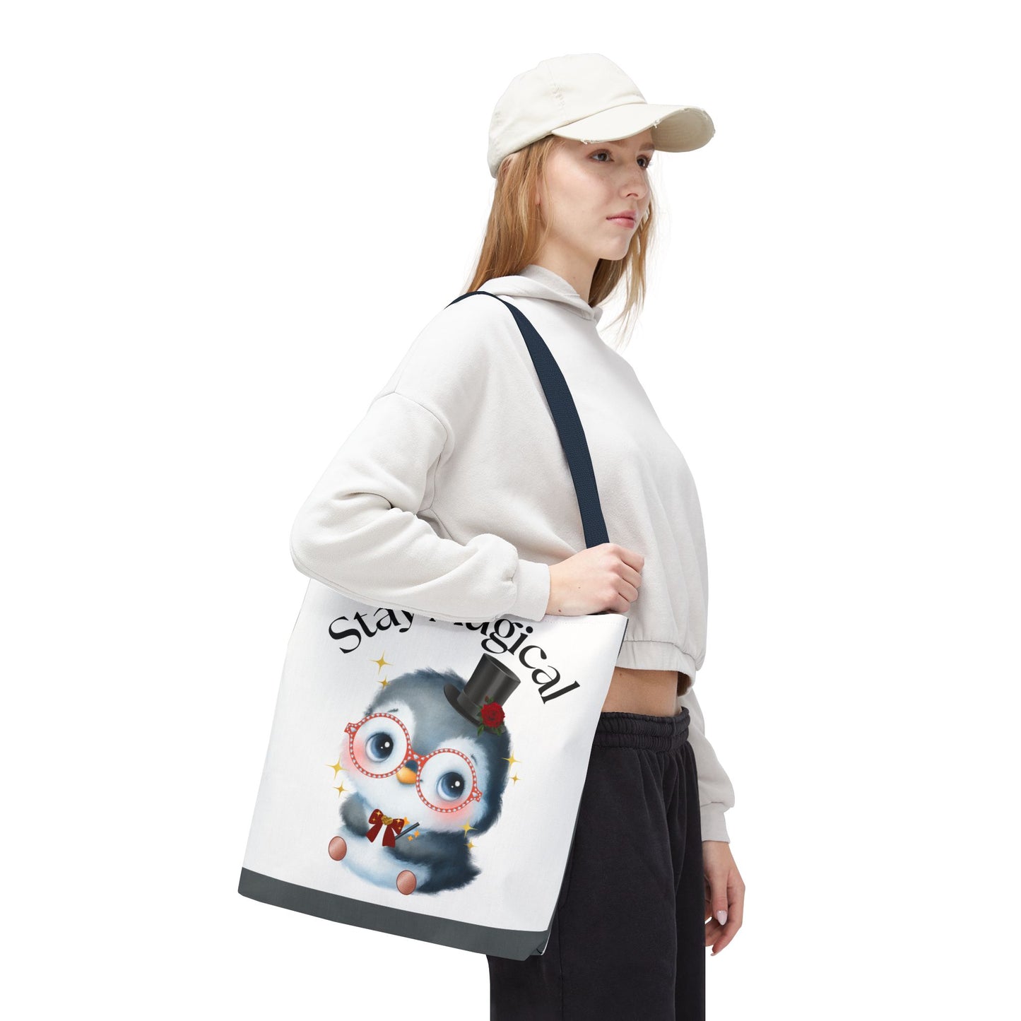 Penguin Tote Bag - Stay Magical Design