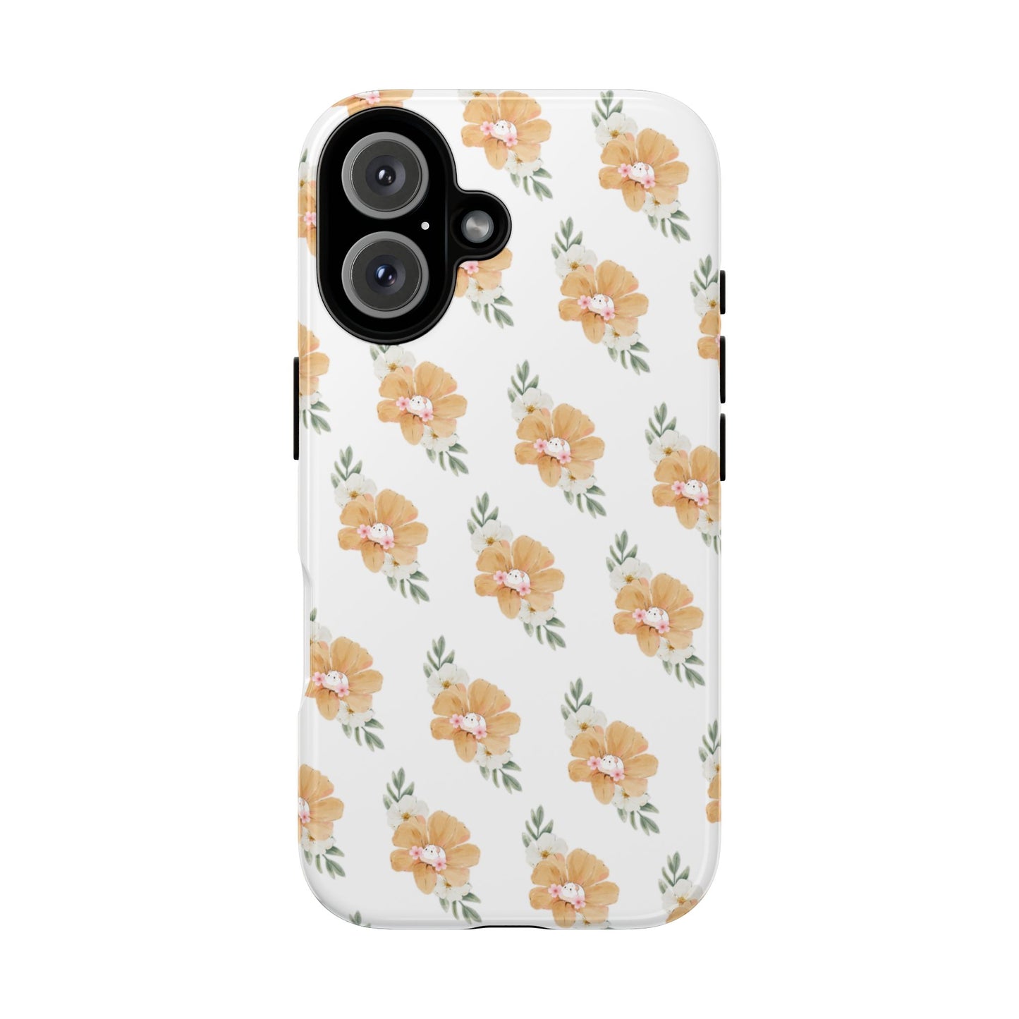Phone Cases with Adorable Hamster and Flowers Pattern