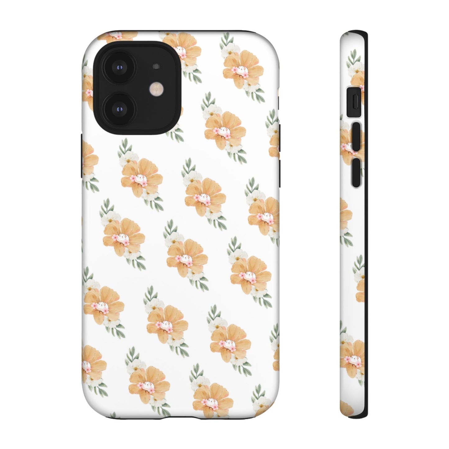 Phone Cases with Adorable Hamster and Flowers Pattern
