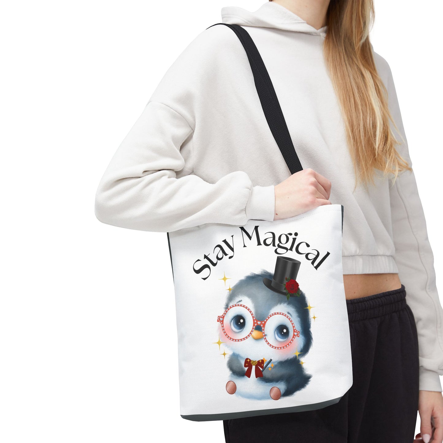 Penguin Tote Bag - Stay Magical Design