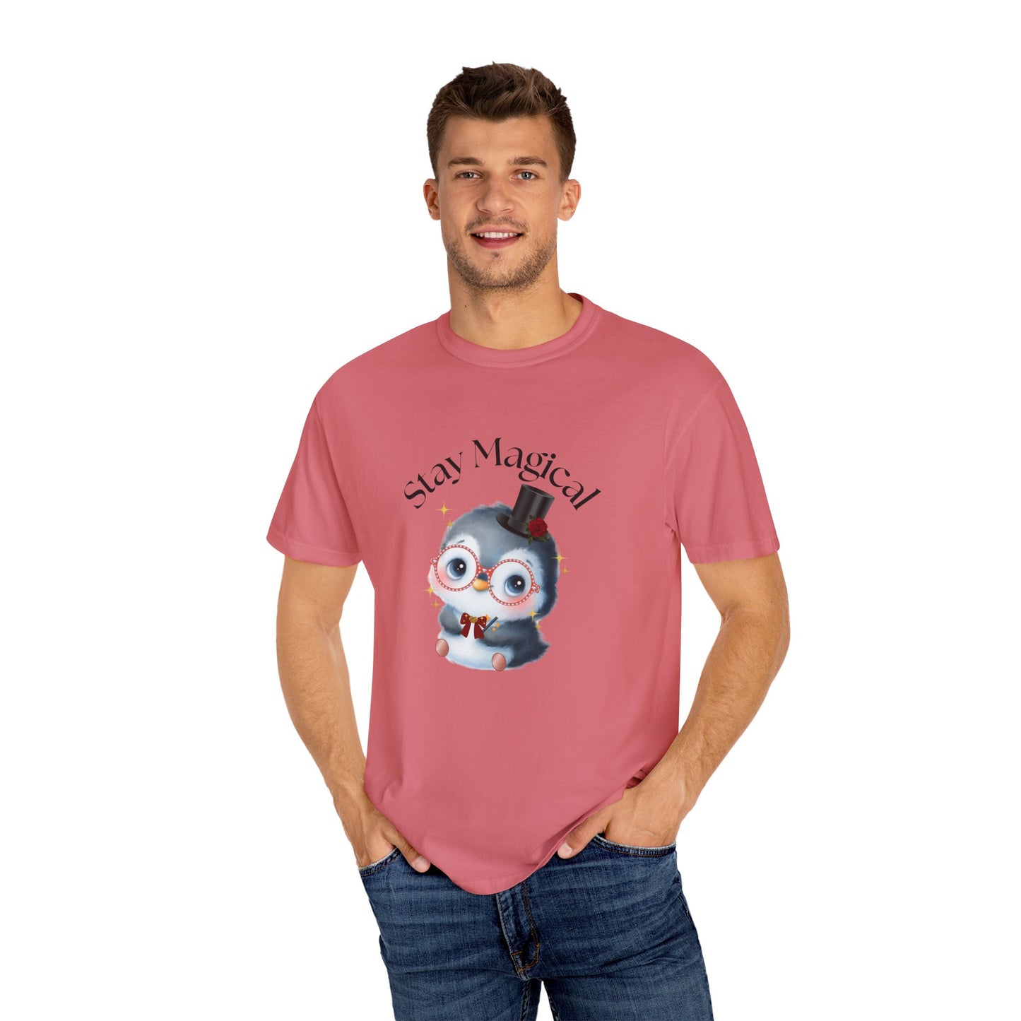 Graphic T-Shirt - Stay Magical Penguin Design
