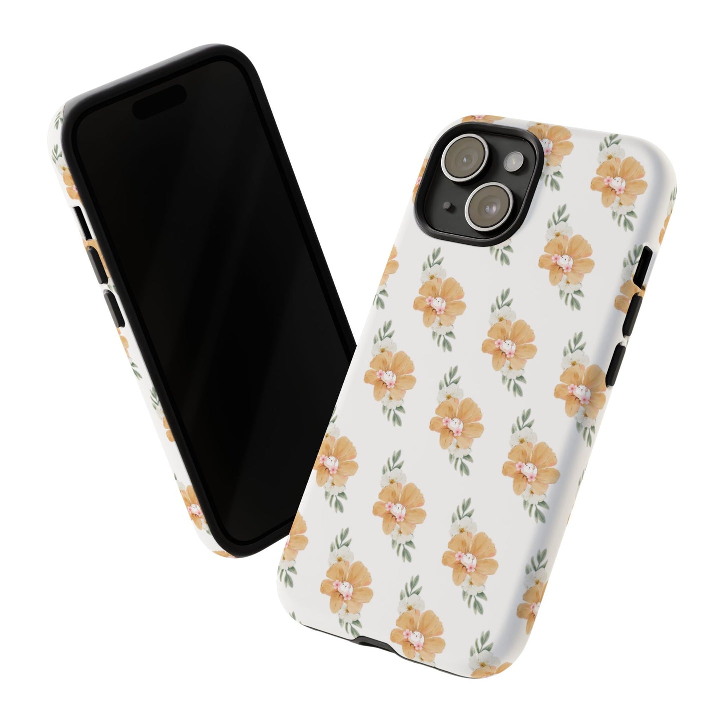 Phone Cases with Adorable Hamster and Flowers Pattern