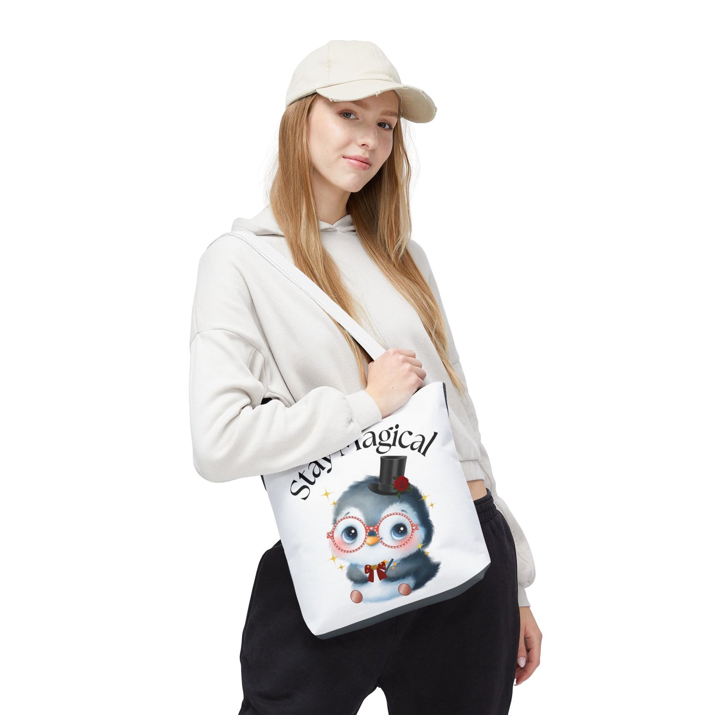Penguin Tote Bag - Stay Magical Design