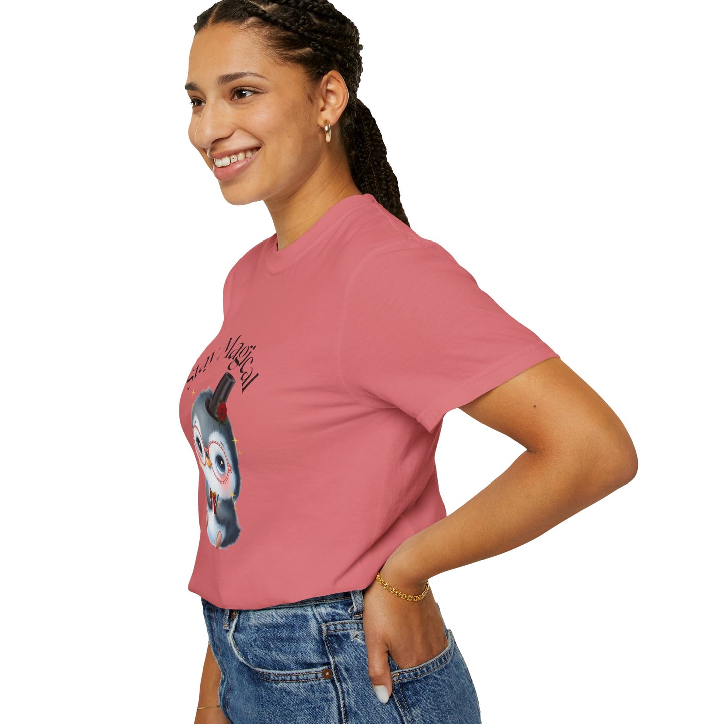 Graphic T-Shirt - Stay Magical Penguin Design