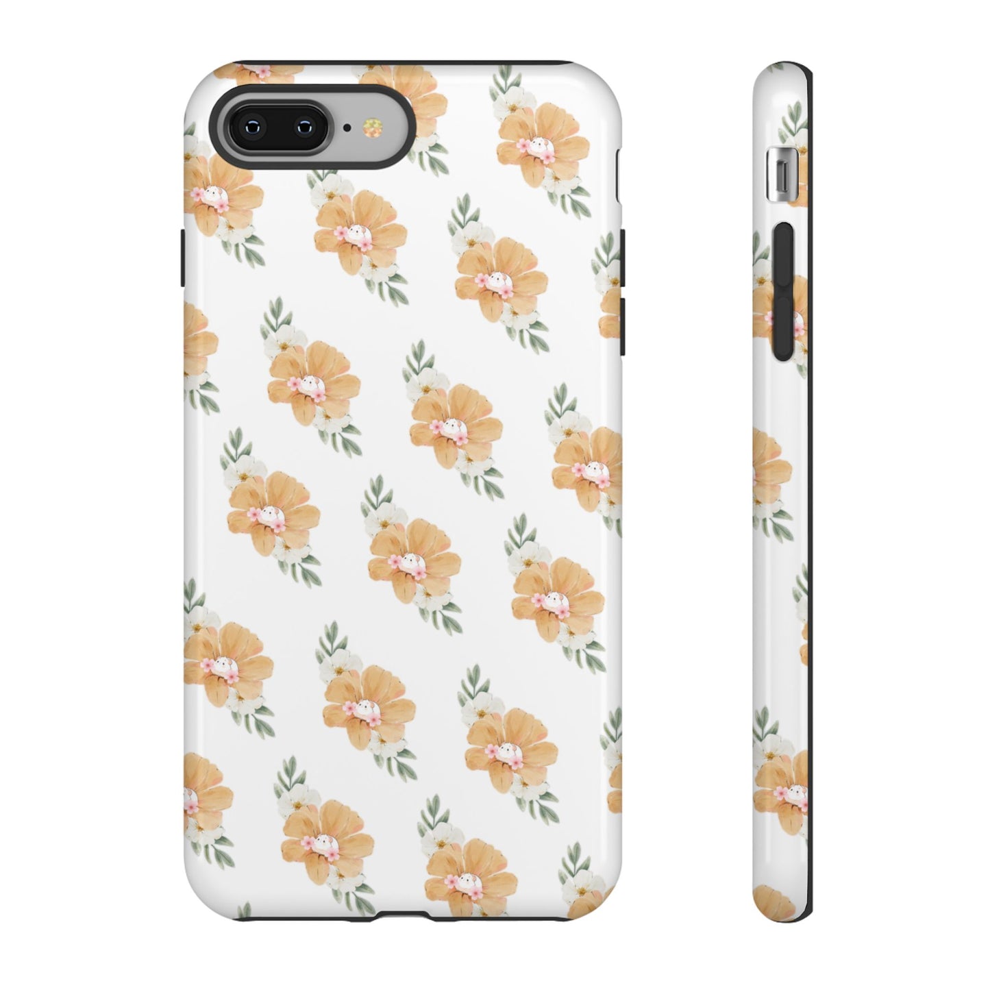 Phone Cases with Adorable Hamster and Flowers Pattern