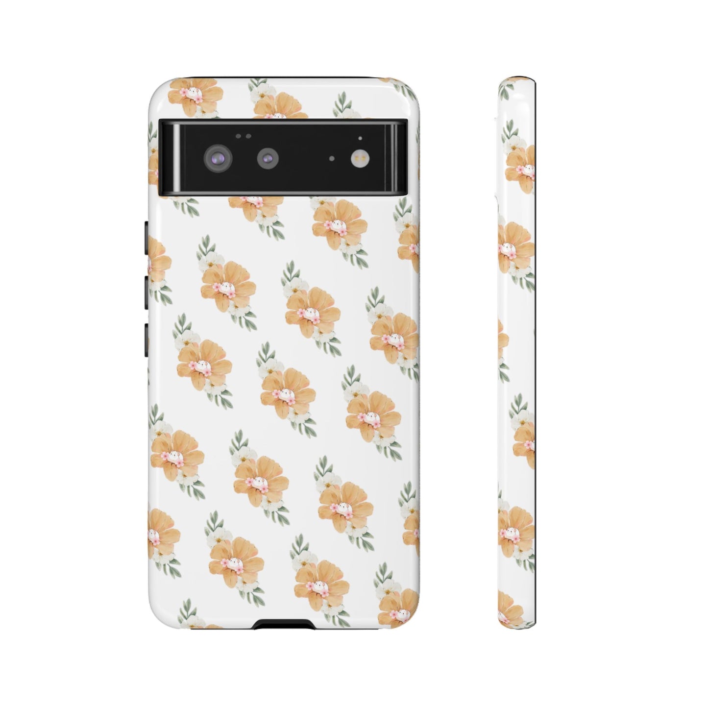 Phone Cases with Adorable Hamster and Flowers Pattern