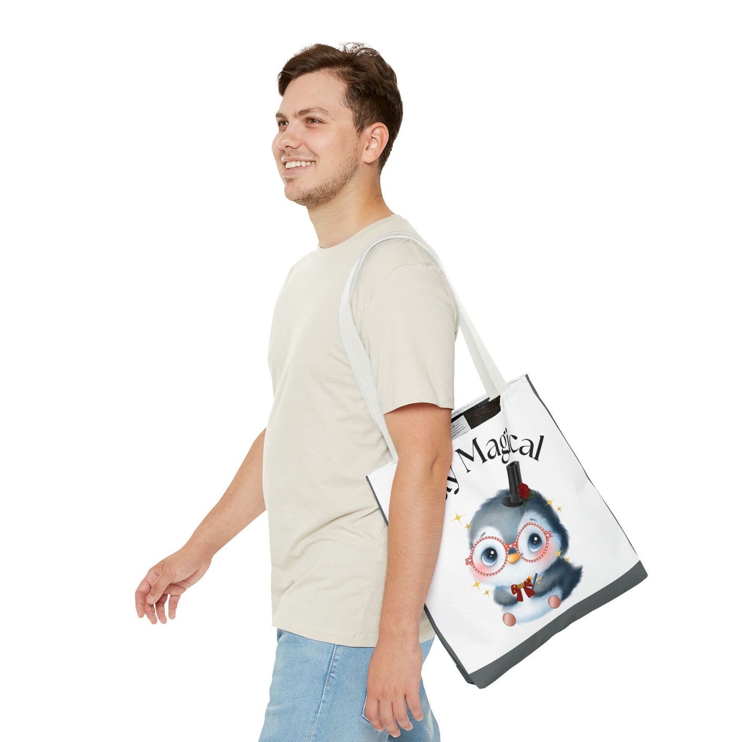 Penguin Tote Bag - Stay Magical Design