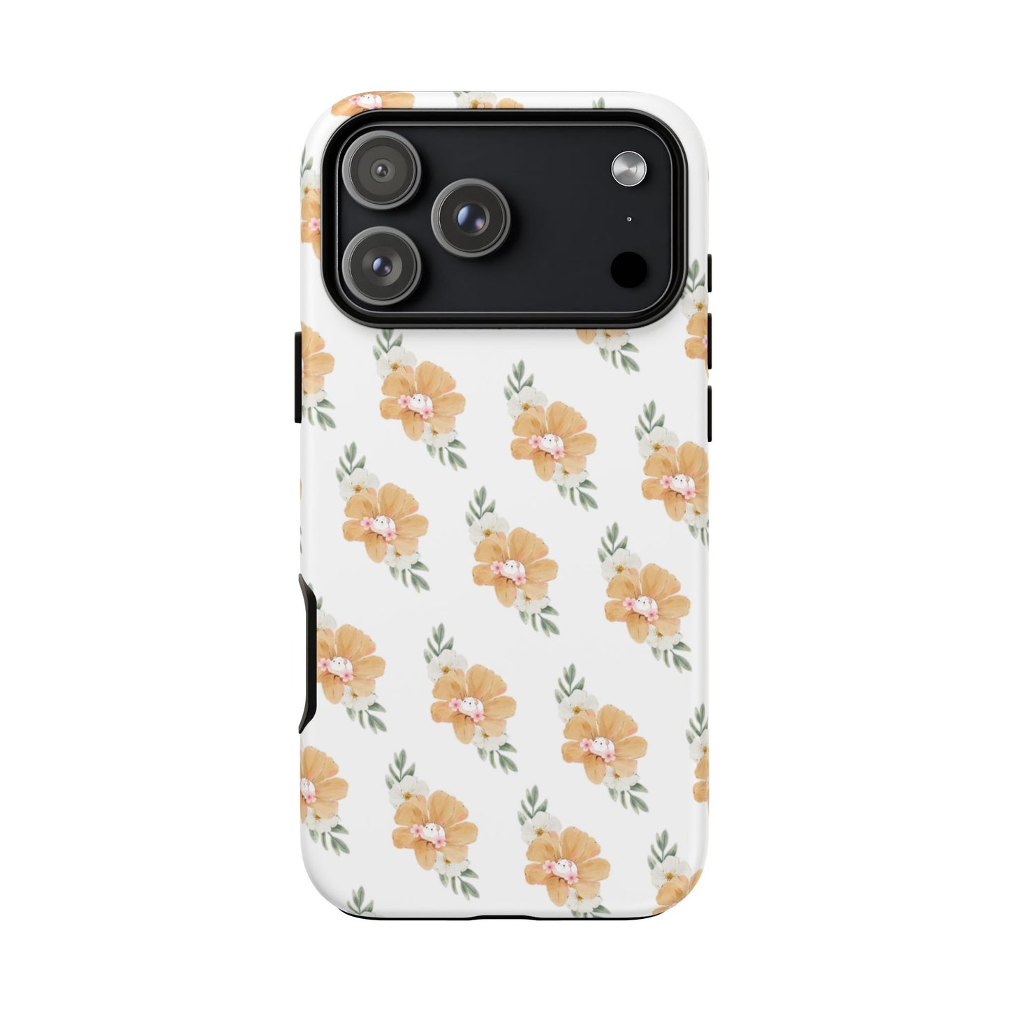 Phone Cases with Adorable Hamster and Flowers Pattern
