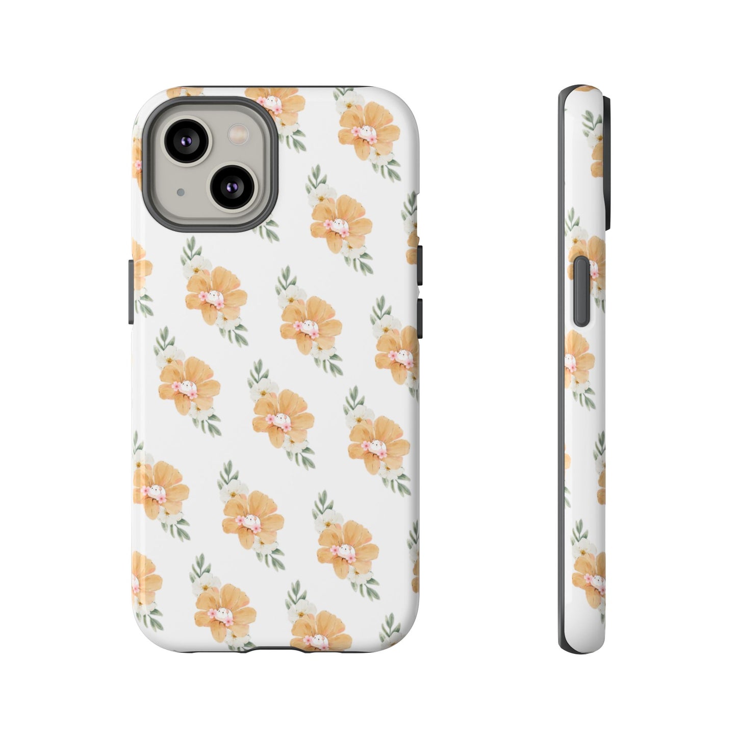 Phone Cases with Adorable Hamster and Flowers Pattern