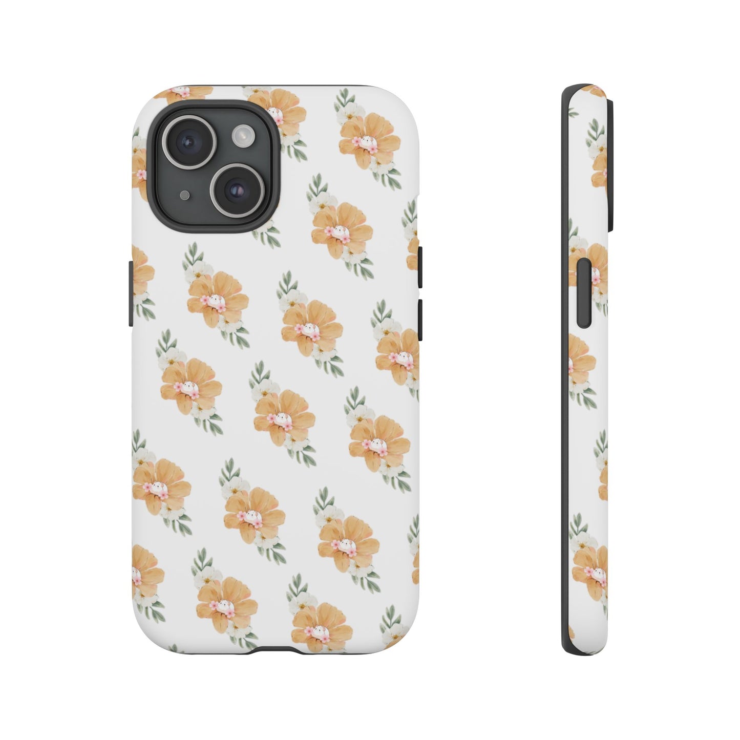 Phone Cases with Adorable Hamster and Flowers Pattern