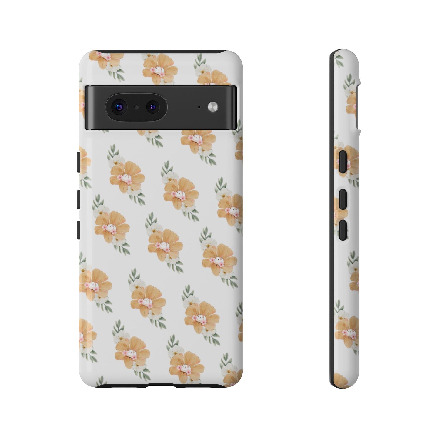 Phone Cases with Adorable Hamster and Flowers Pattern