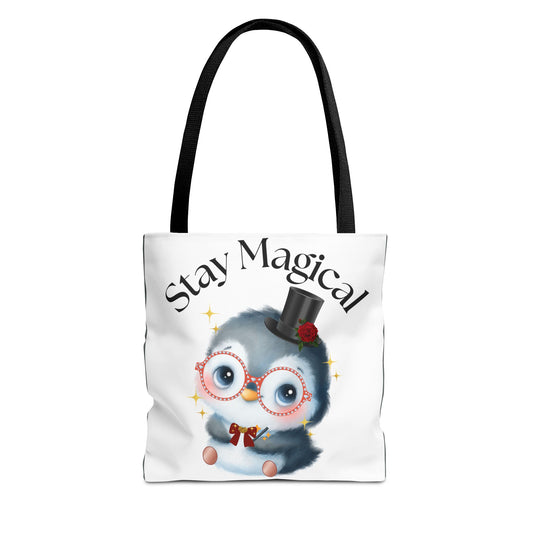 Penguin Tote Bag - Stay Magical Design
