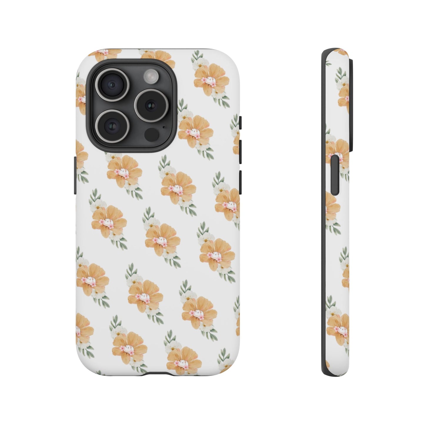 Phone Cases with Adorable Hamster and Flowers Pattern