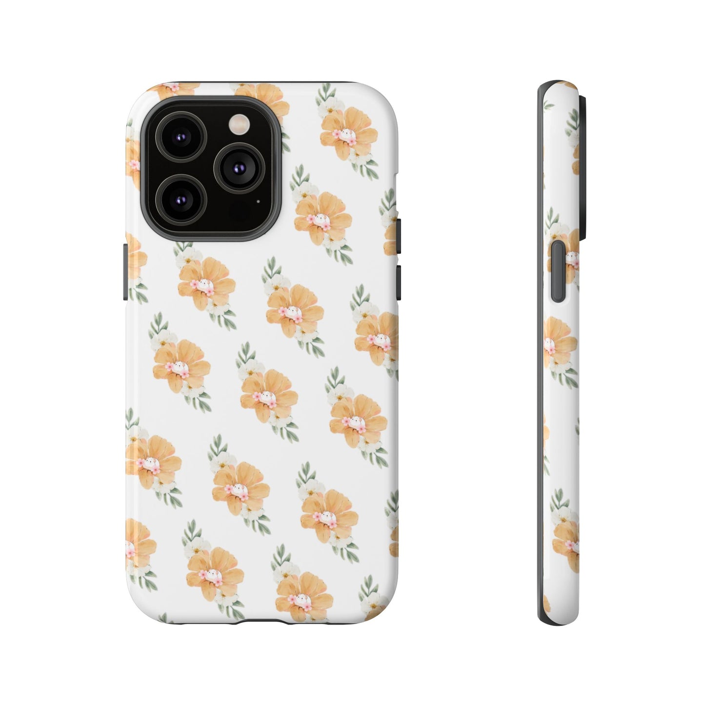 Phone Cases with Adorable Hamster and Flowers Pattern