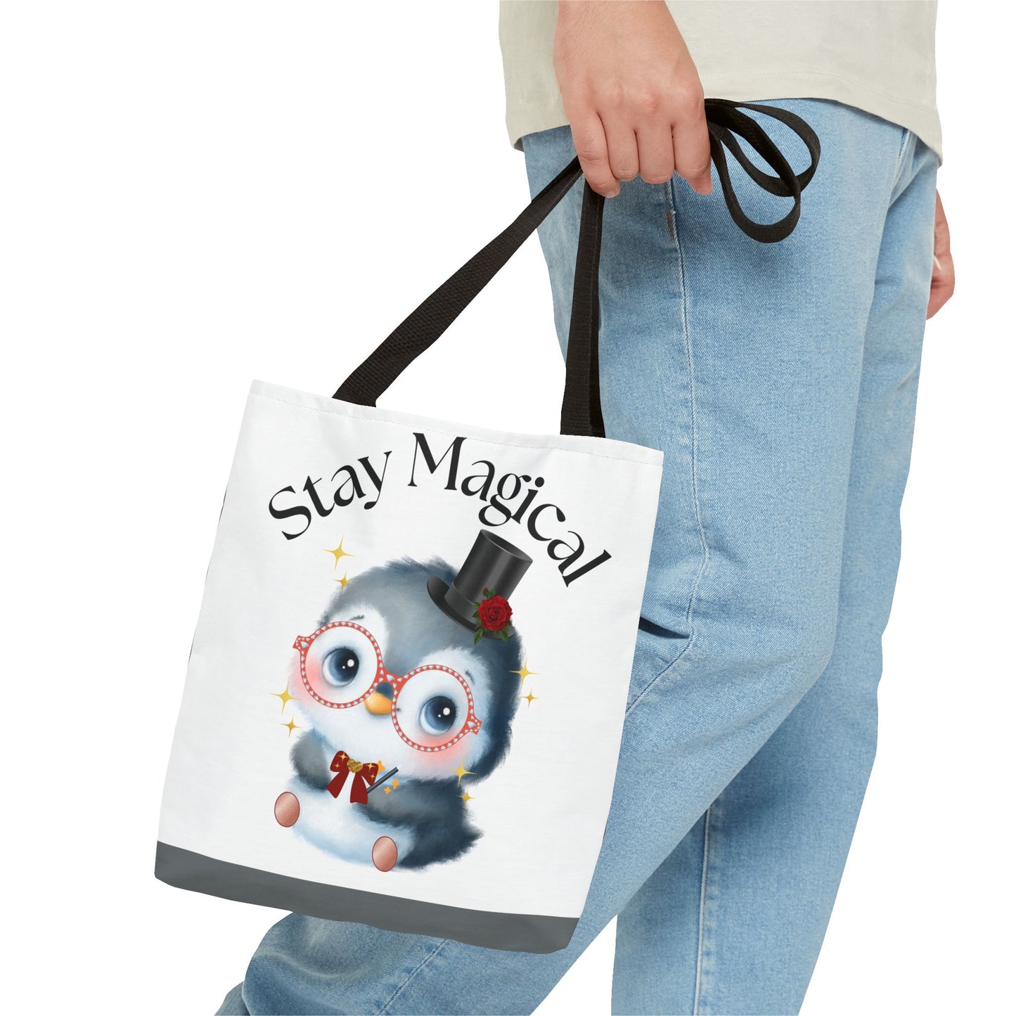 Penguin Tote Bag - Stay Magical Design