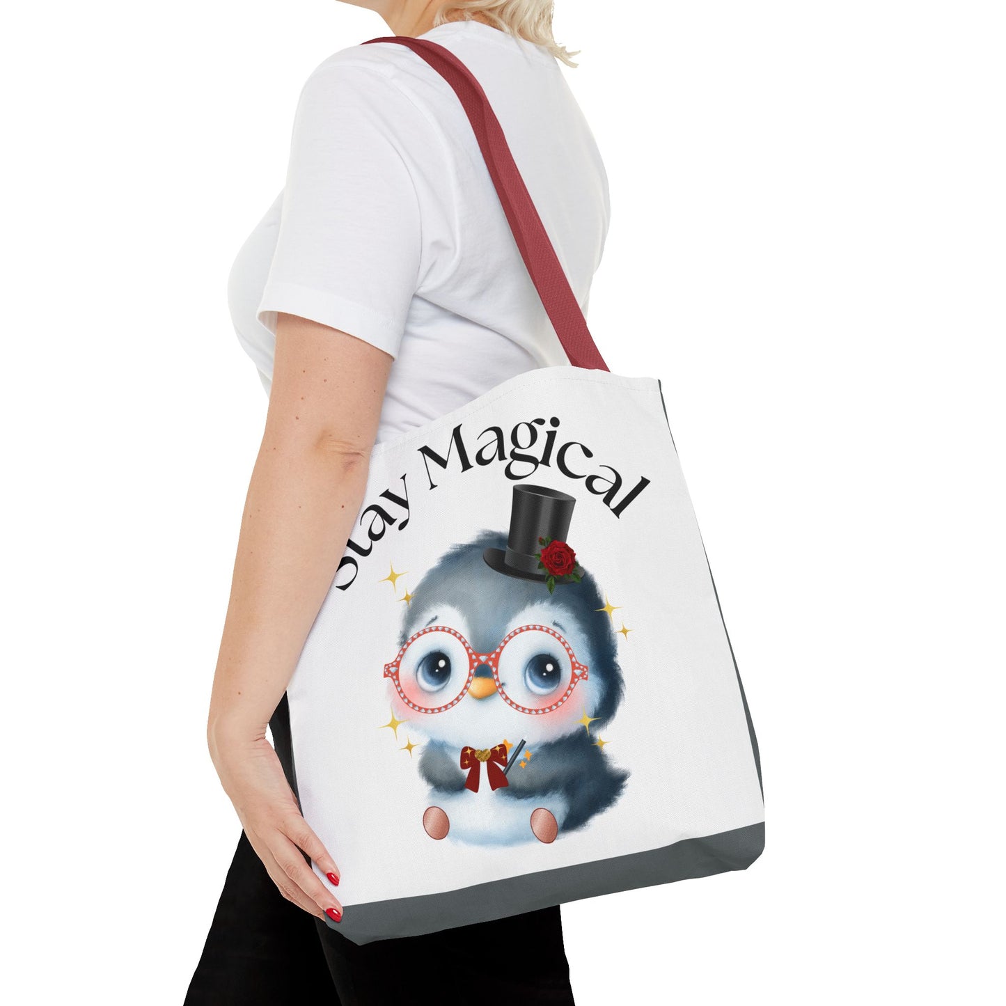 Penguin Tote Bag - Stay Magical Design