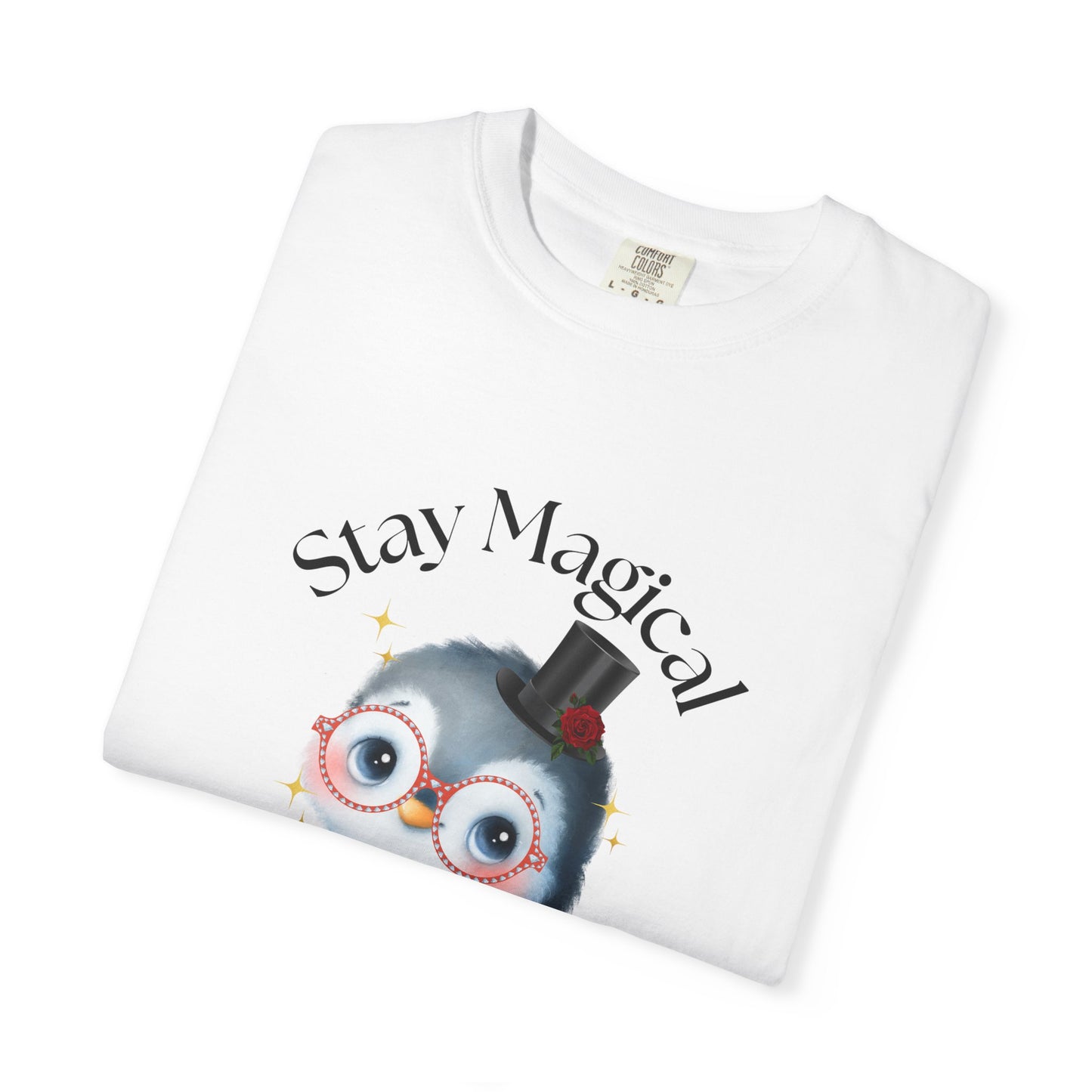 Graphic T-Shirt - Stay Magical Penguin Design