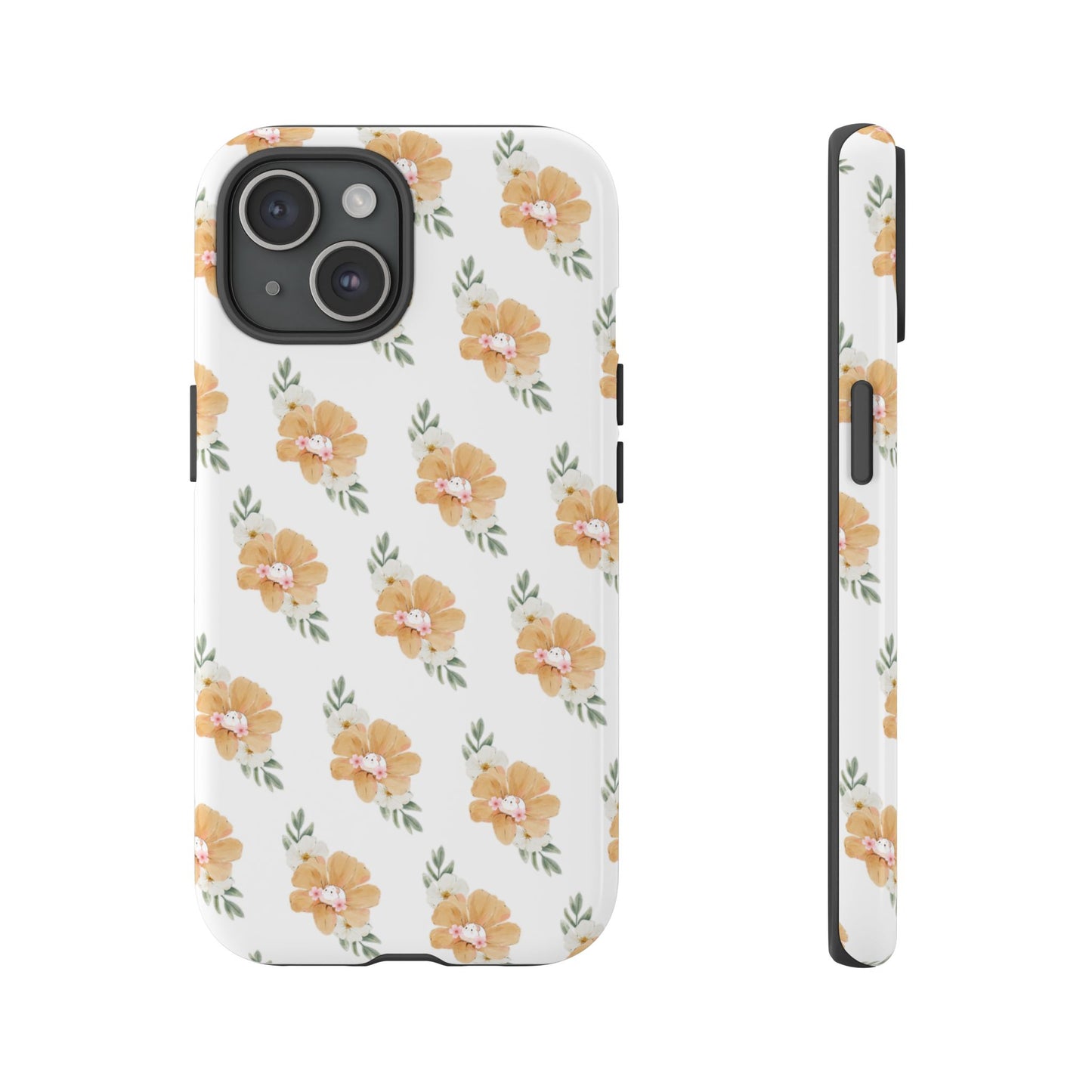 Phone Cases with Adorable Hamster and Flowers Pattern